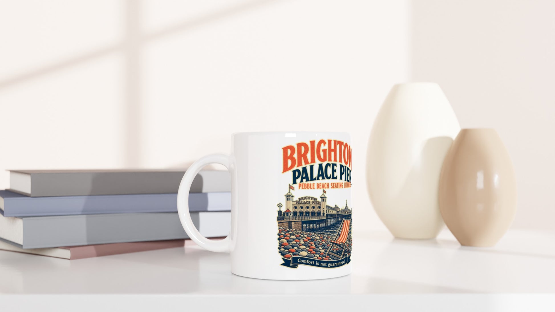 Brighton Pebble Beach Seating Licence Mug — product view 5