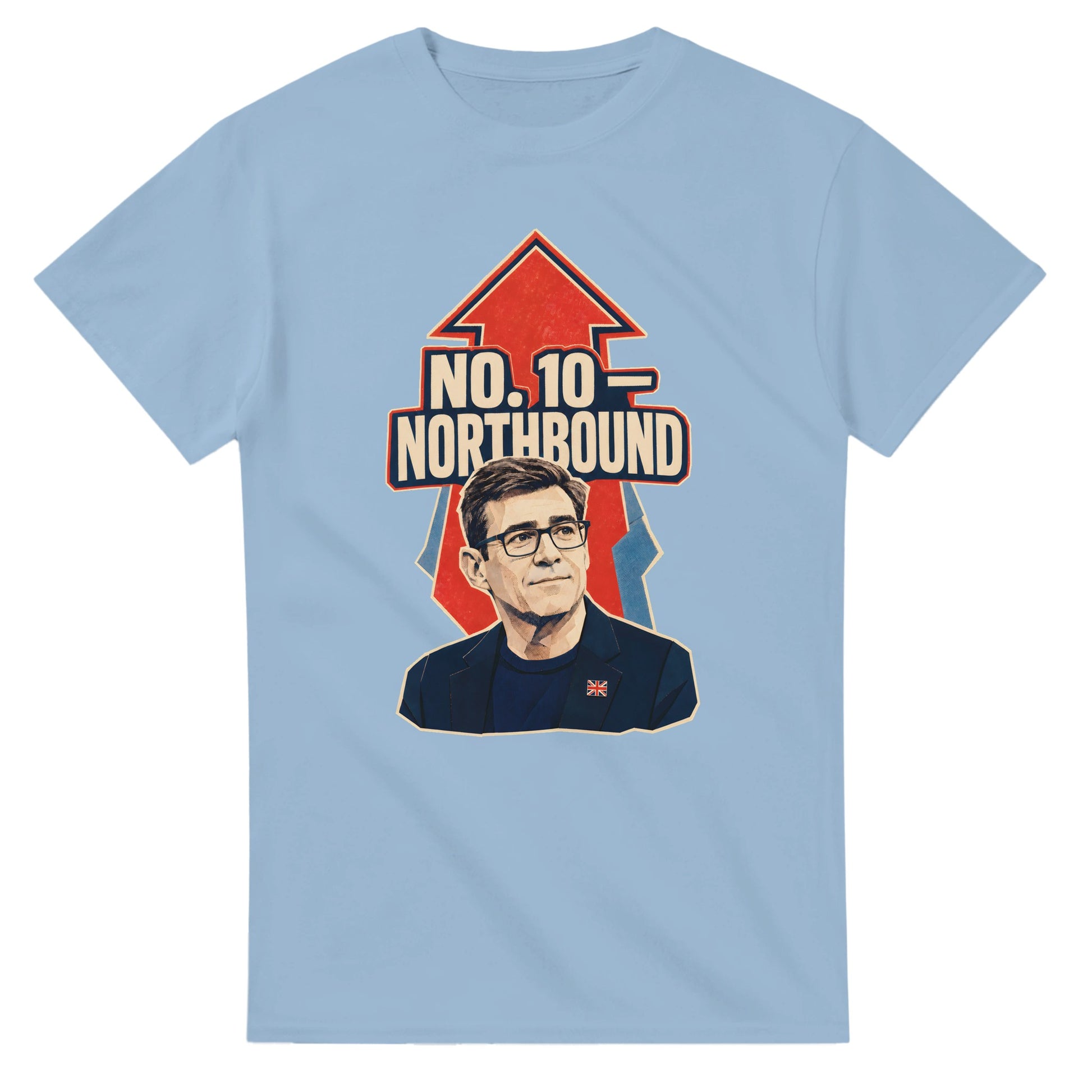 No. 10 — Northbound Andy Burnham Political Satire T-shirt — product view 15