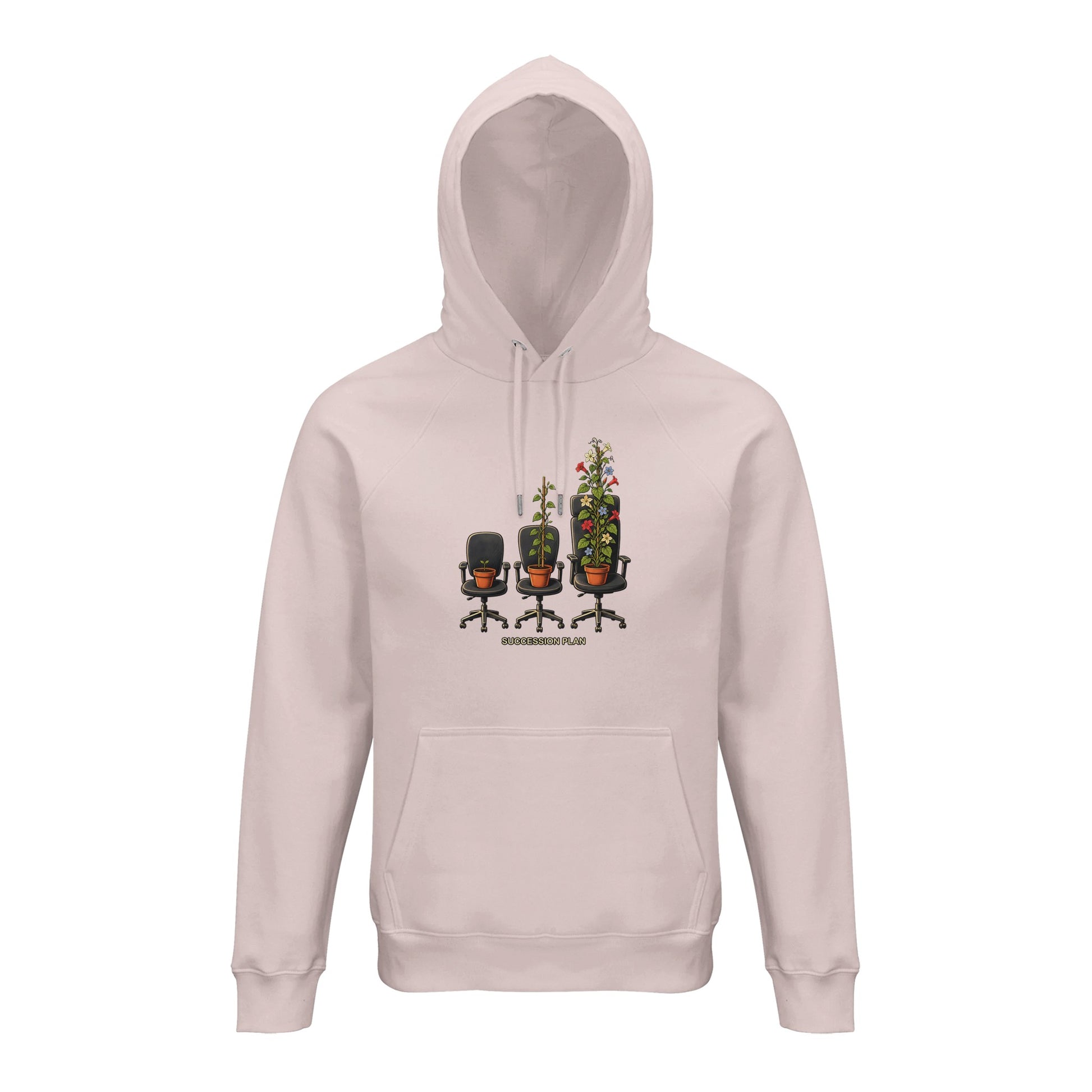 Succession Plan Office Chair Garden Graphic Hoodie — product view 8