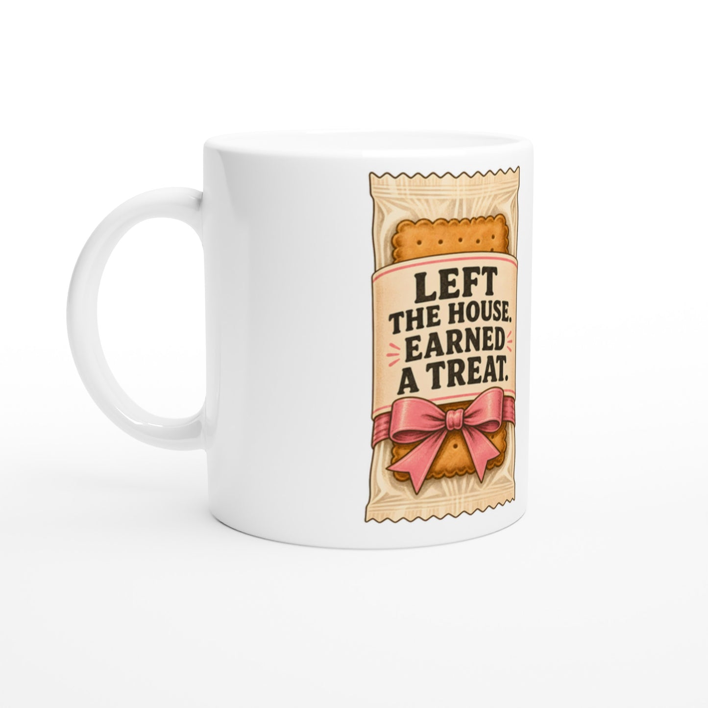 Left the House, Earned a Treat Mug — product view 1
