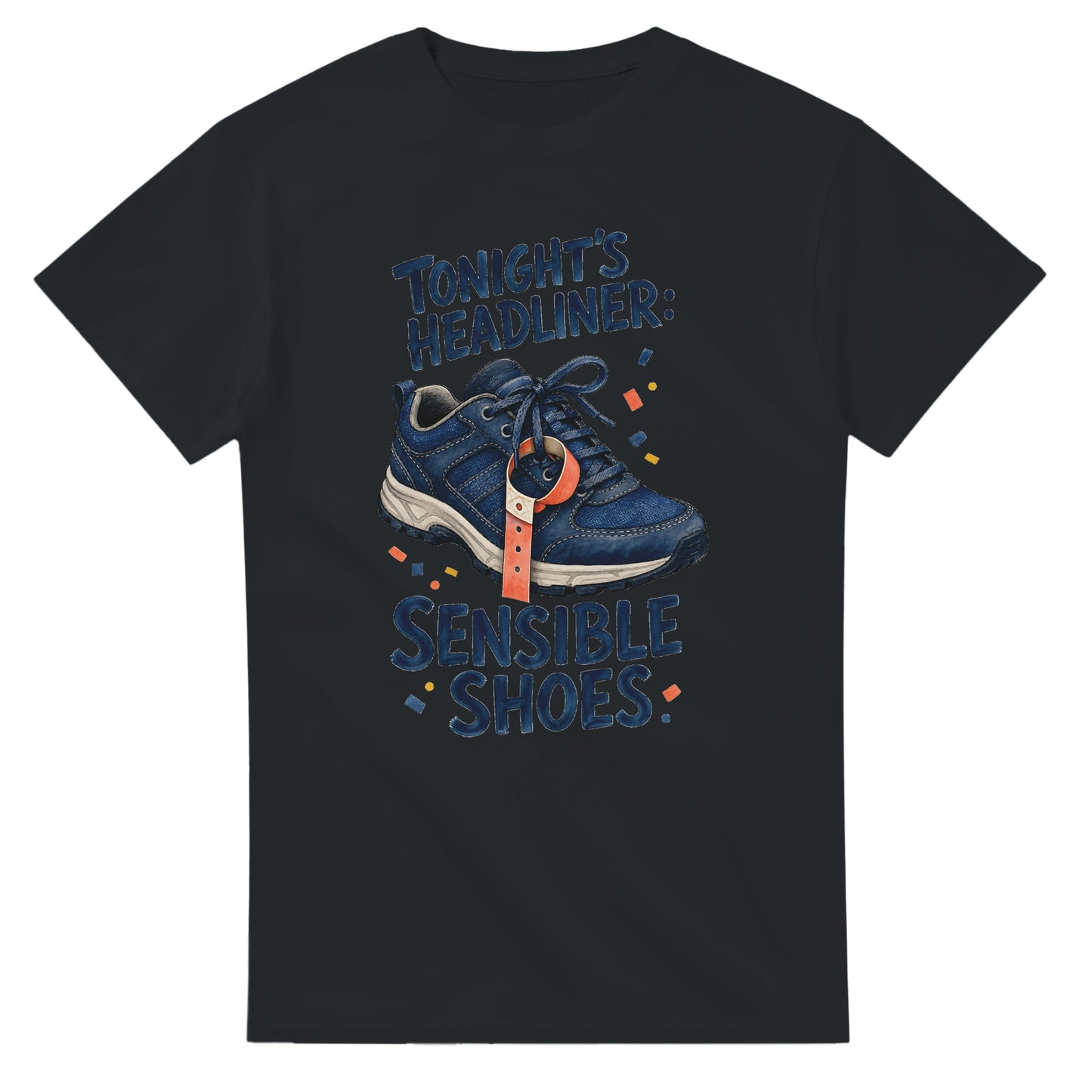 Tonight's Headliner: Sensible Shoes Concert T-shirt — product view 10