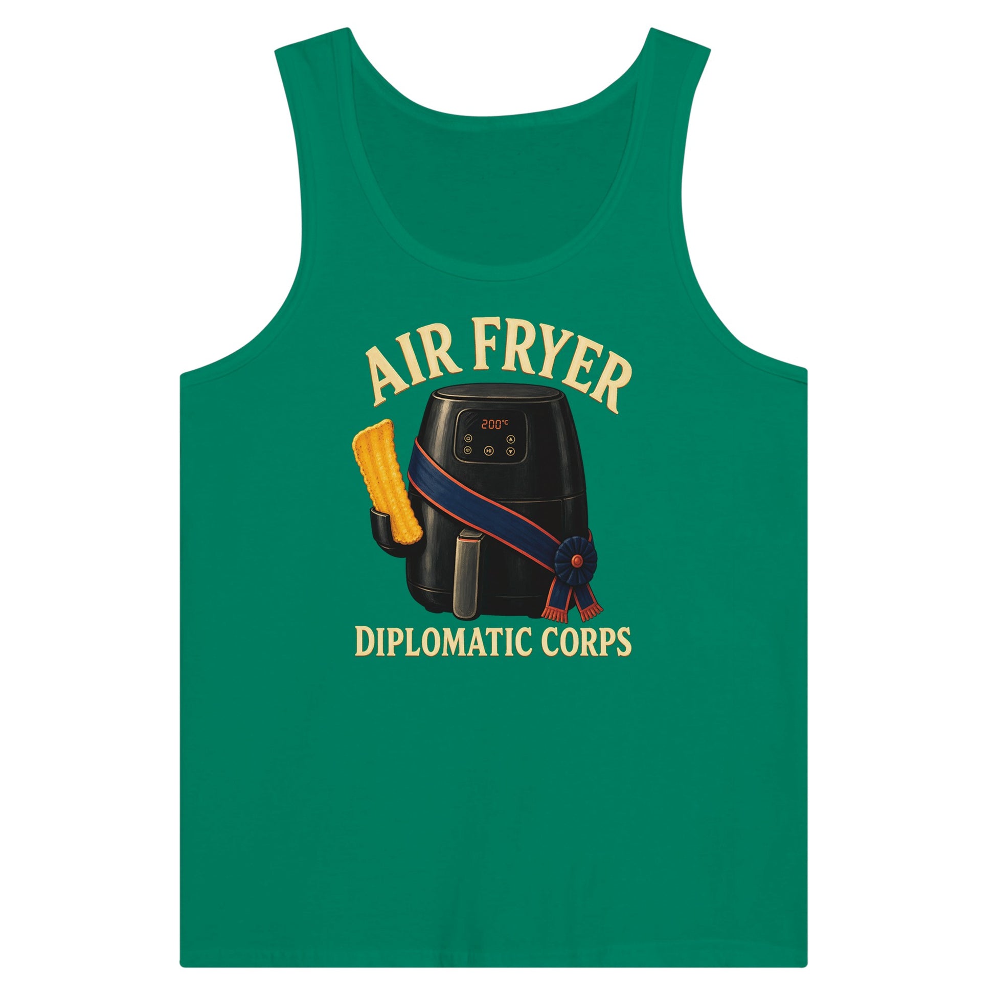 Air Fryer Diplomatic Corps Premium Unisex Tank Top — product view 10