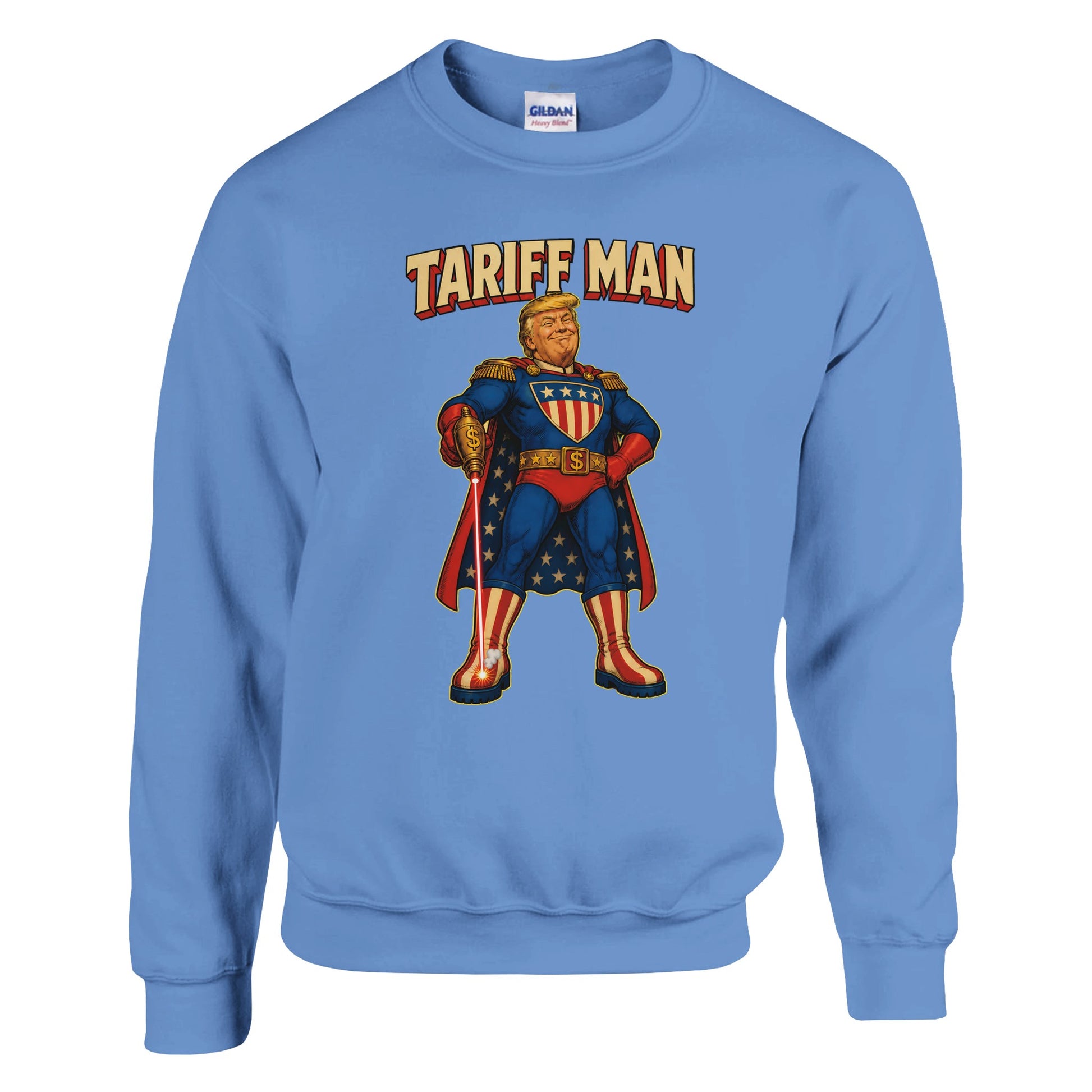Tariff Man – Self-Shot Satire Sweatshirt — product view 7