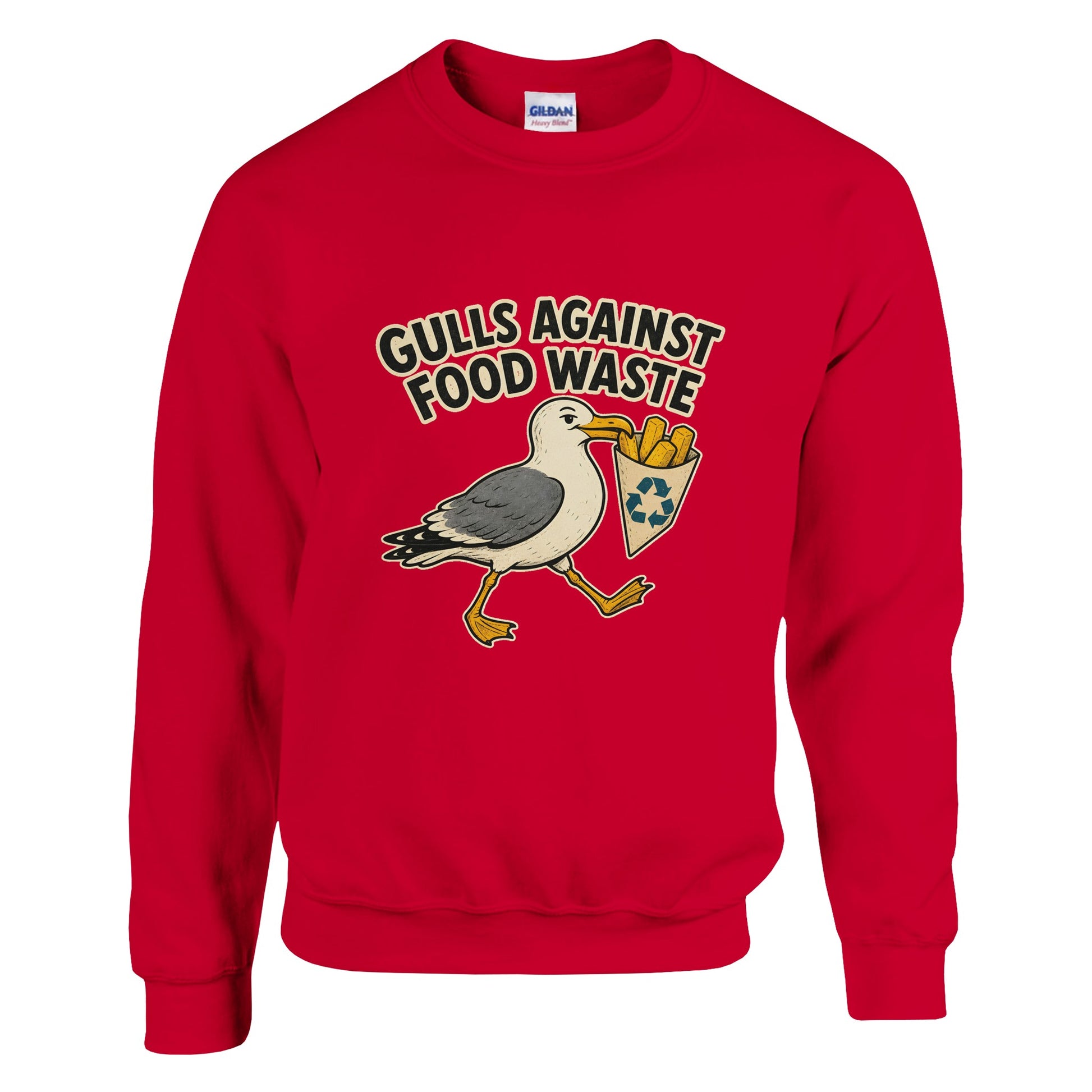Gulls Against Food Waste Graphic Sweatshirt — product view 15