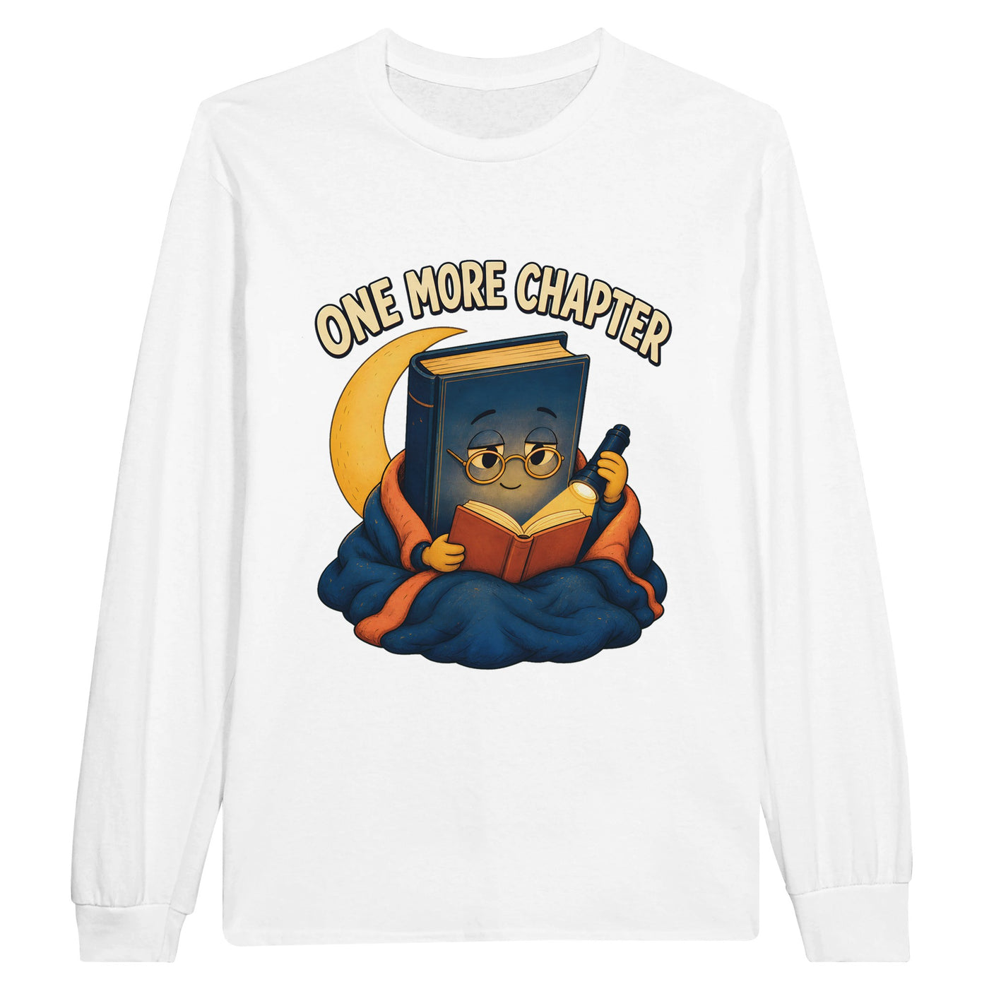 One More Chapter Reader Graphic Long-Sleeve T-shirt