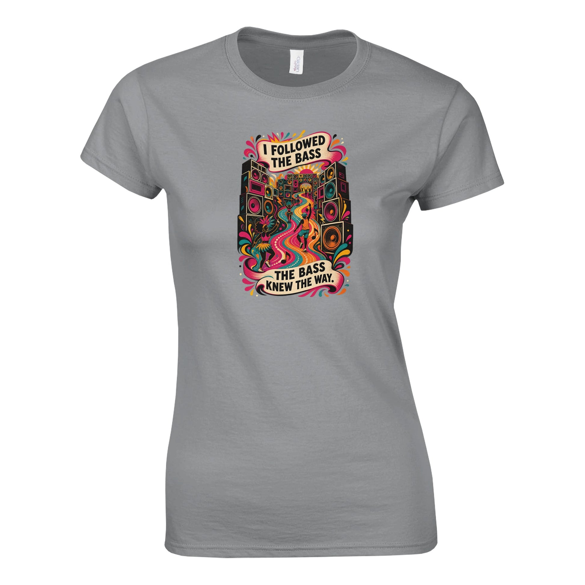 I Followed the Bass Women's T-shirt — product view 2