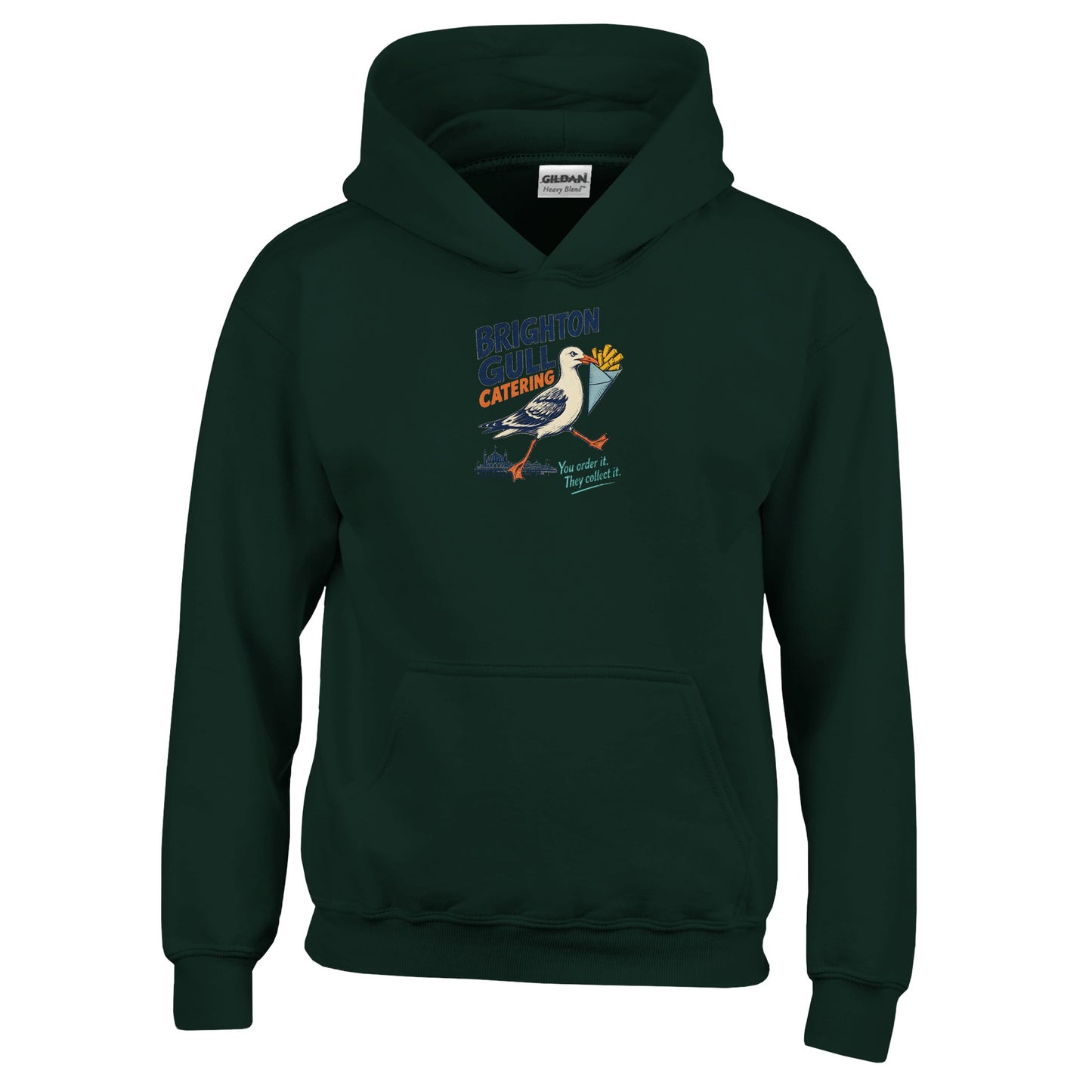 Brighton Gull Catering - You Order It, They Collect It Kids' Hoodie — product view 12
