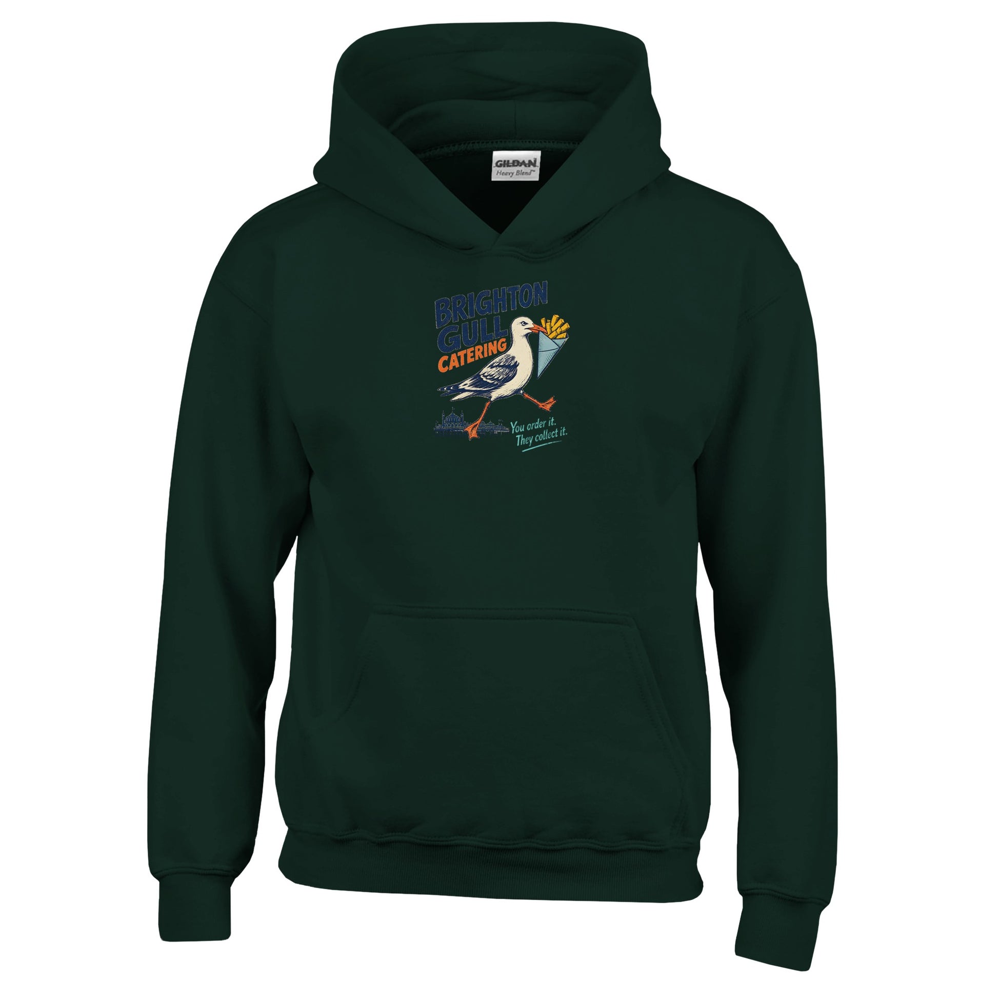 Brighton Gull Catering - You Order It, They Collect It Kids' Hoodie — product view 12