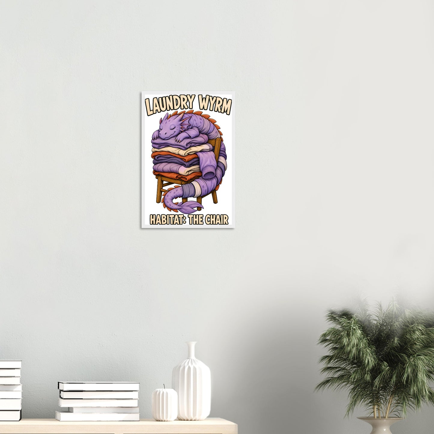 Laundry Wyrm – Habitat: The Chair Framed Wall Art — product view 11