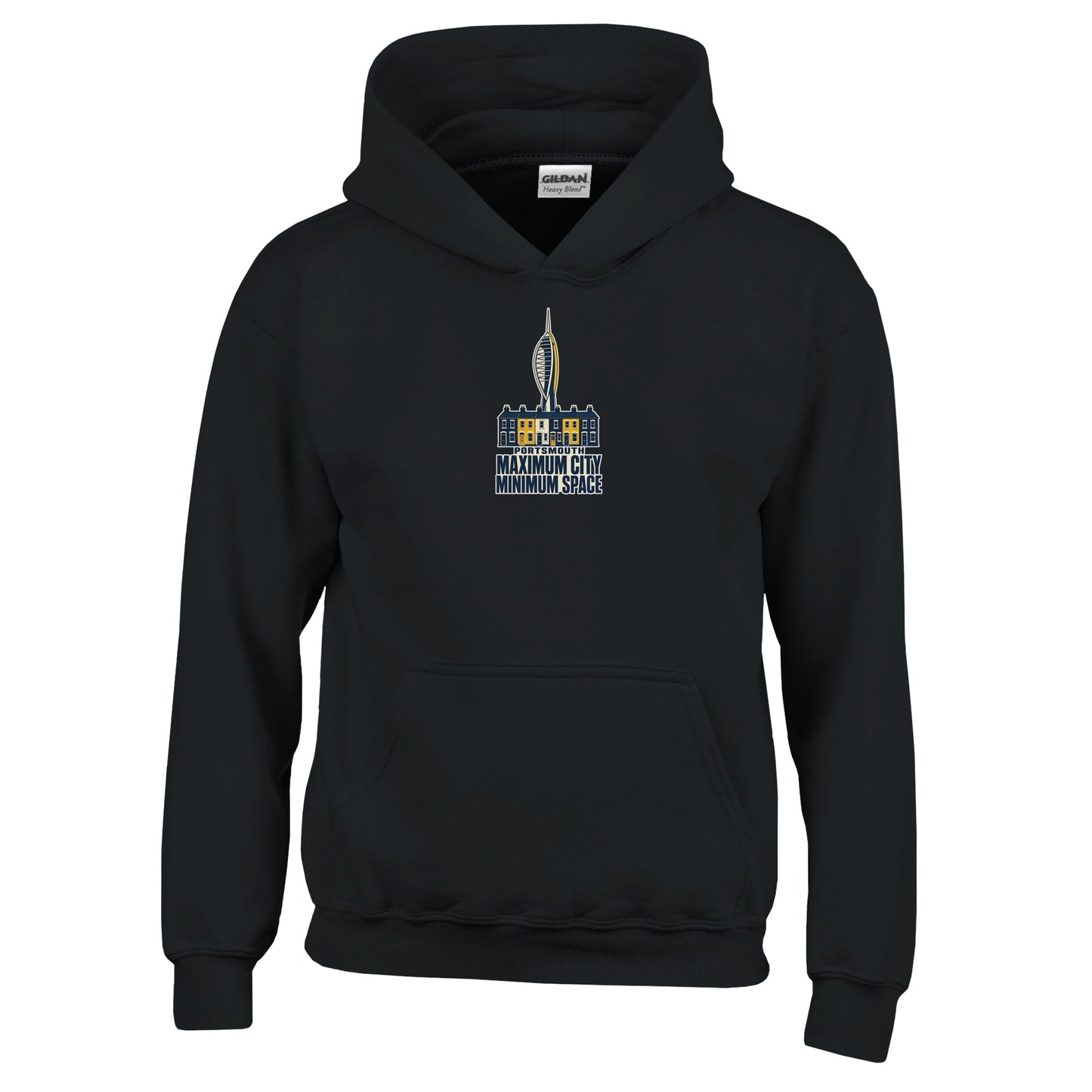Portsmouth Maximum City Minimum Space Kids' Hoodie — product view 3