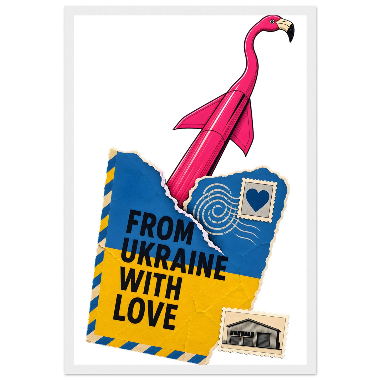 From Ukraine With Love Framed Wall Art — product view 1