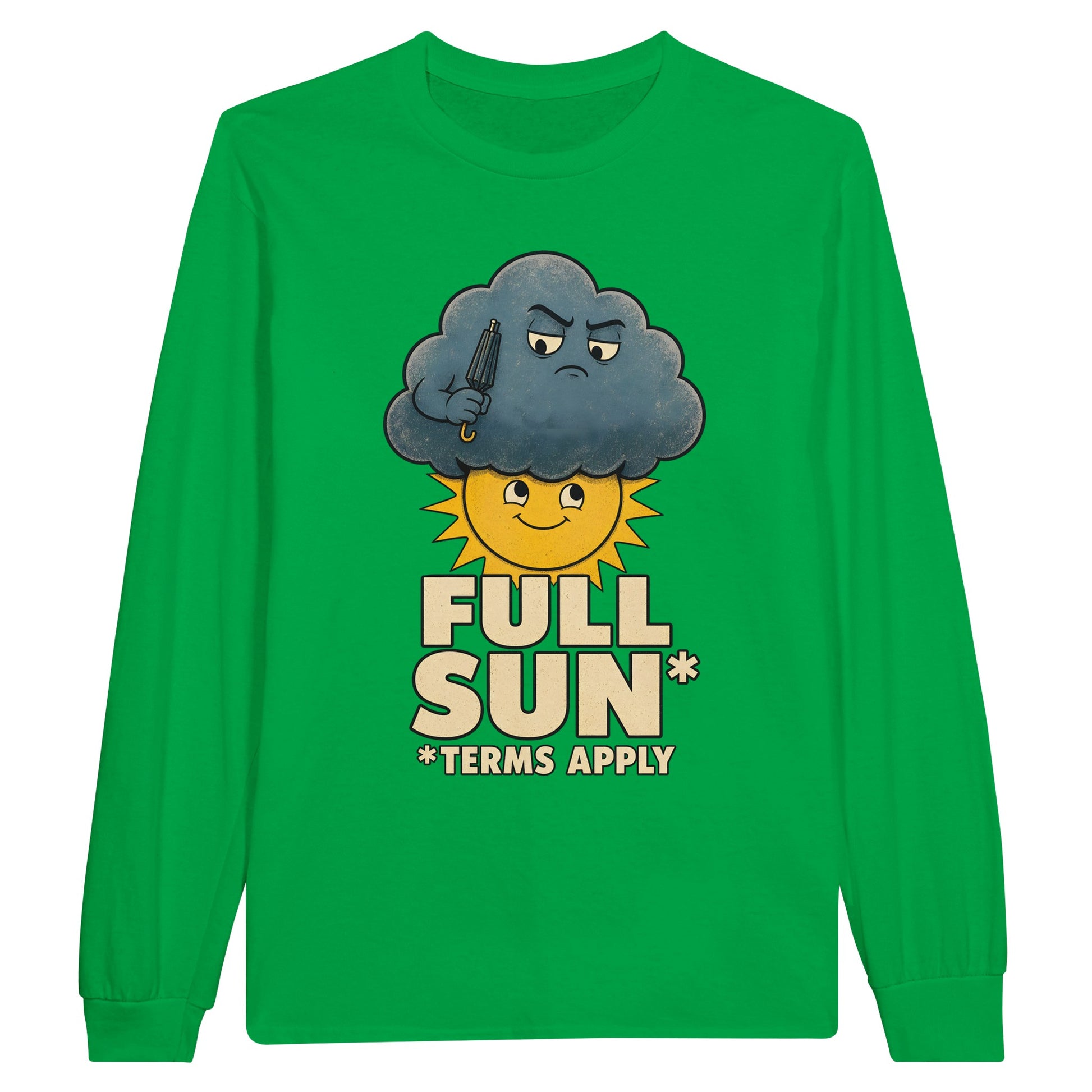 Full Sun, Terms Apply Weather Graphic Long-Sleeve T-shirt — product view 12