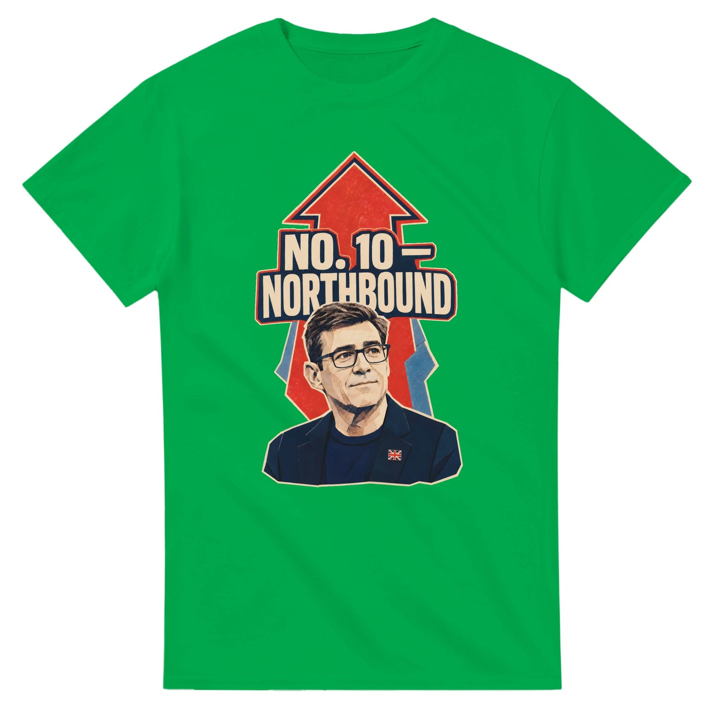 No. 10 — Northbound Andy Burnham Political Satire T-shirt — product view 11