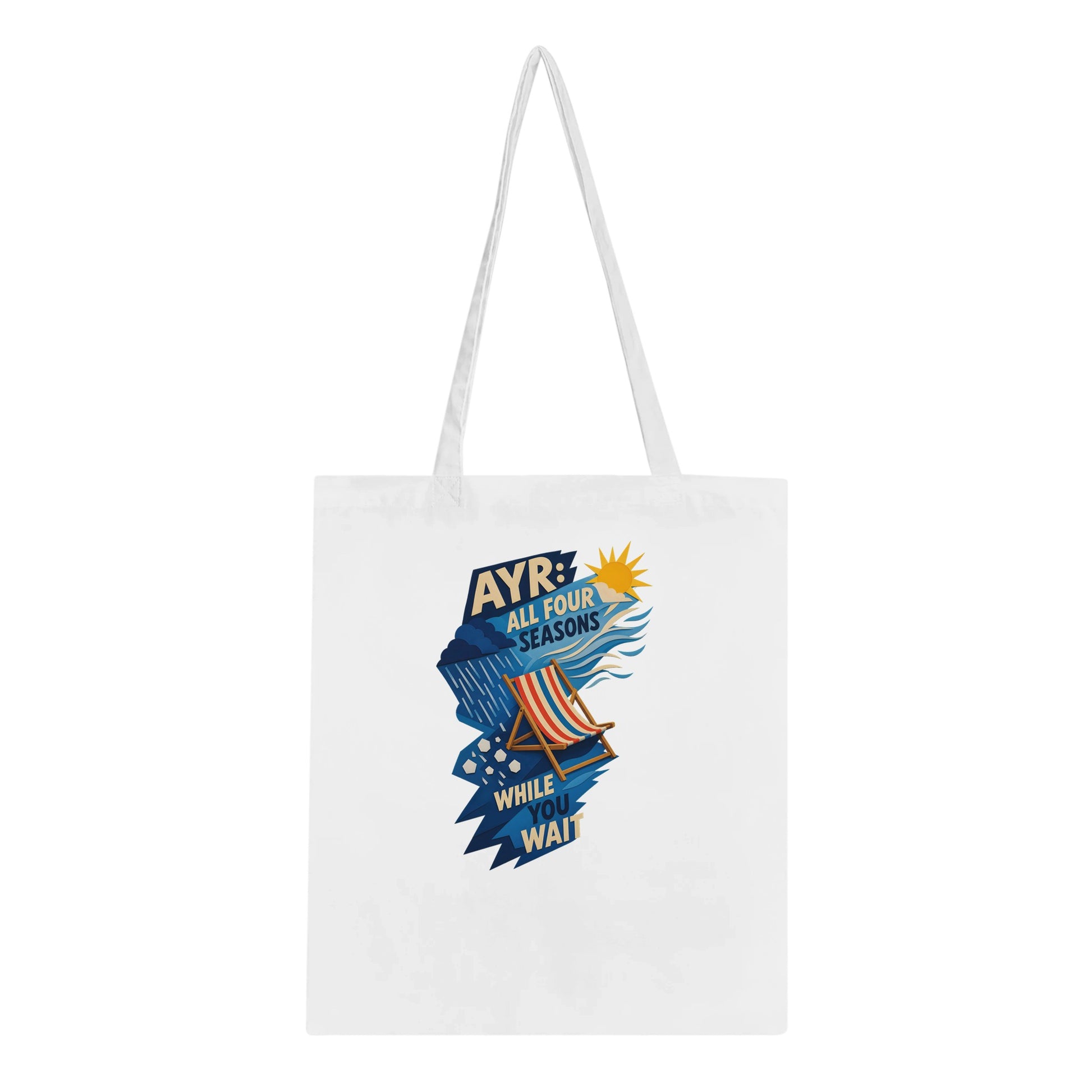 Ayr: All Four Seasons While You Wait Tote Bag — product view 1