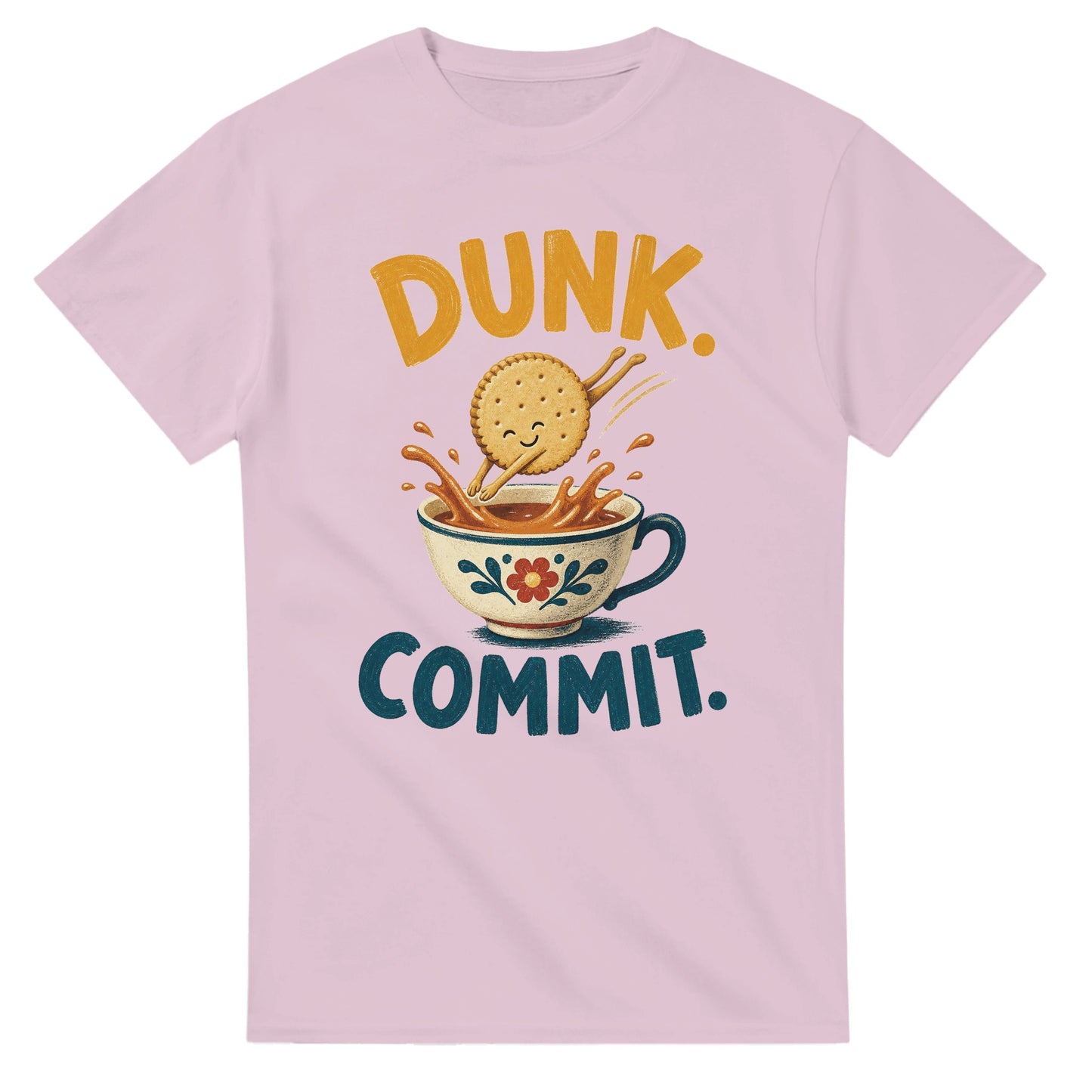 Dunk. Commit. Tea Biscuit Graphic T-shirt — product view 4