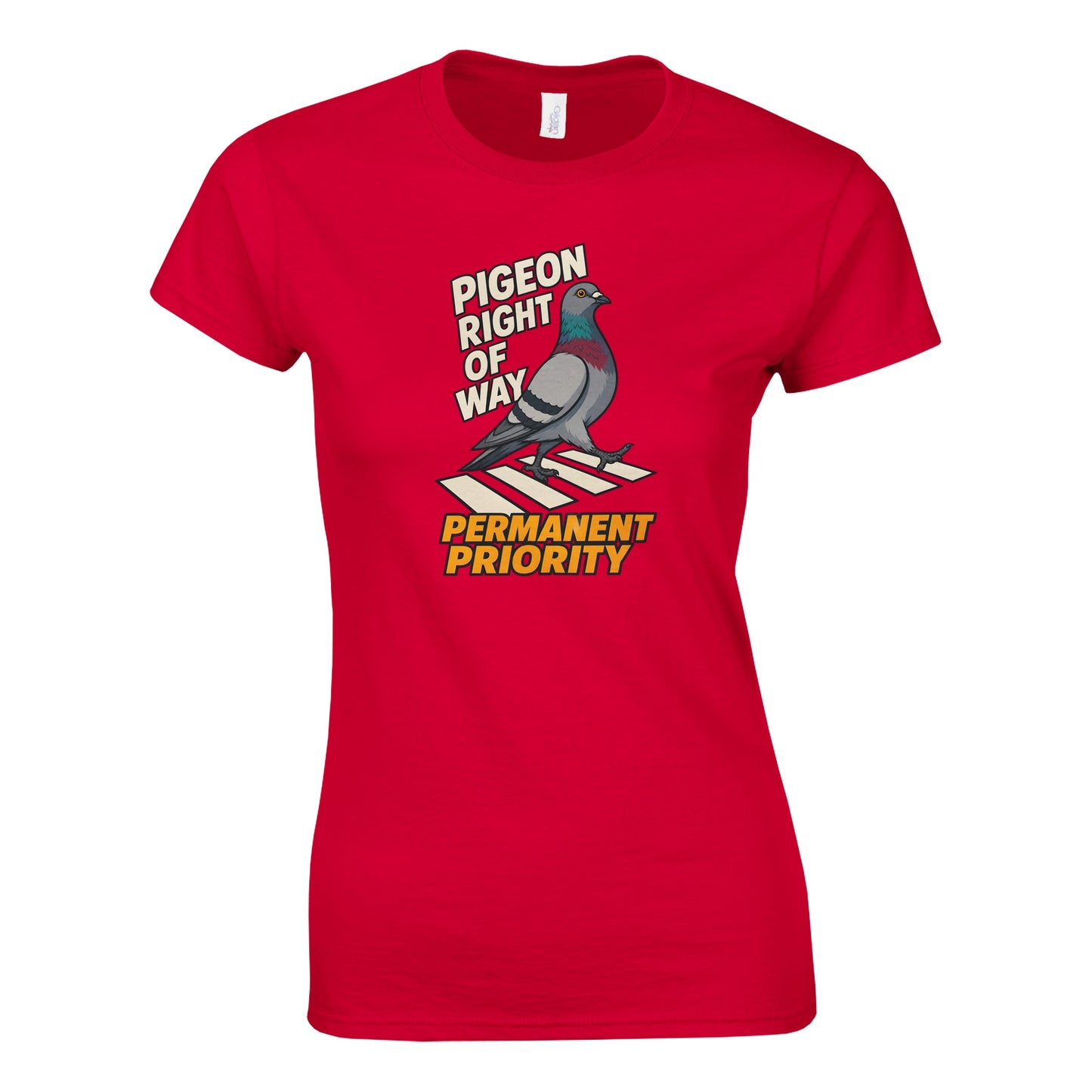 Pigeon Right of Way Women's T-shirt — product view 2