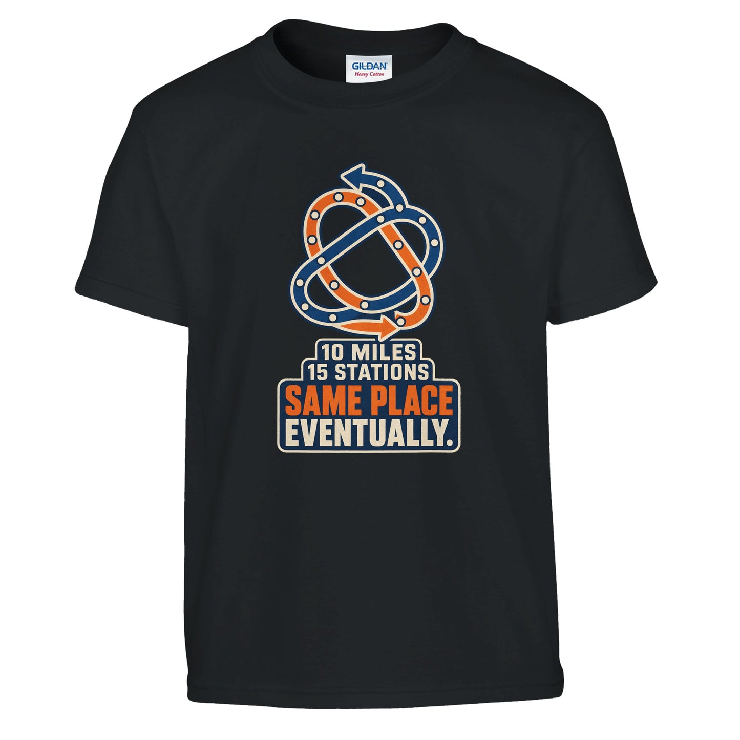 Glasgow Same Place Eventually Kids' T-shirt — product view 2