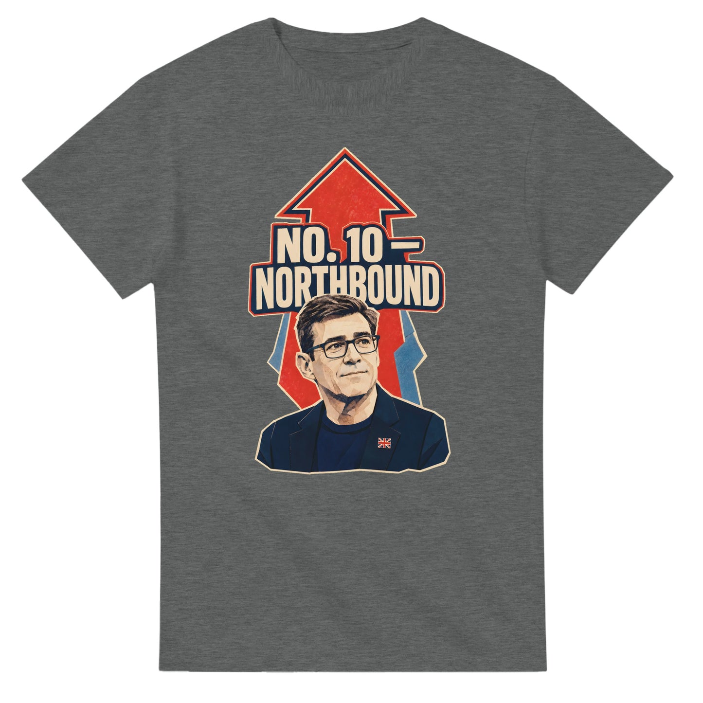 No. 10 — Northbound Andy Burnham Political Satire T-shirt — product view 3