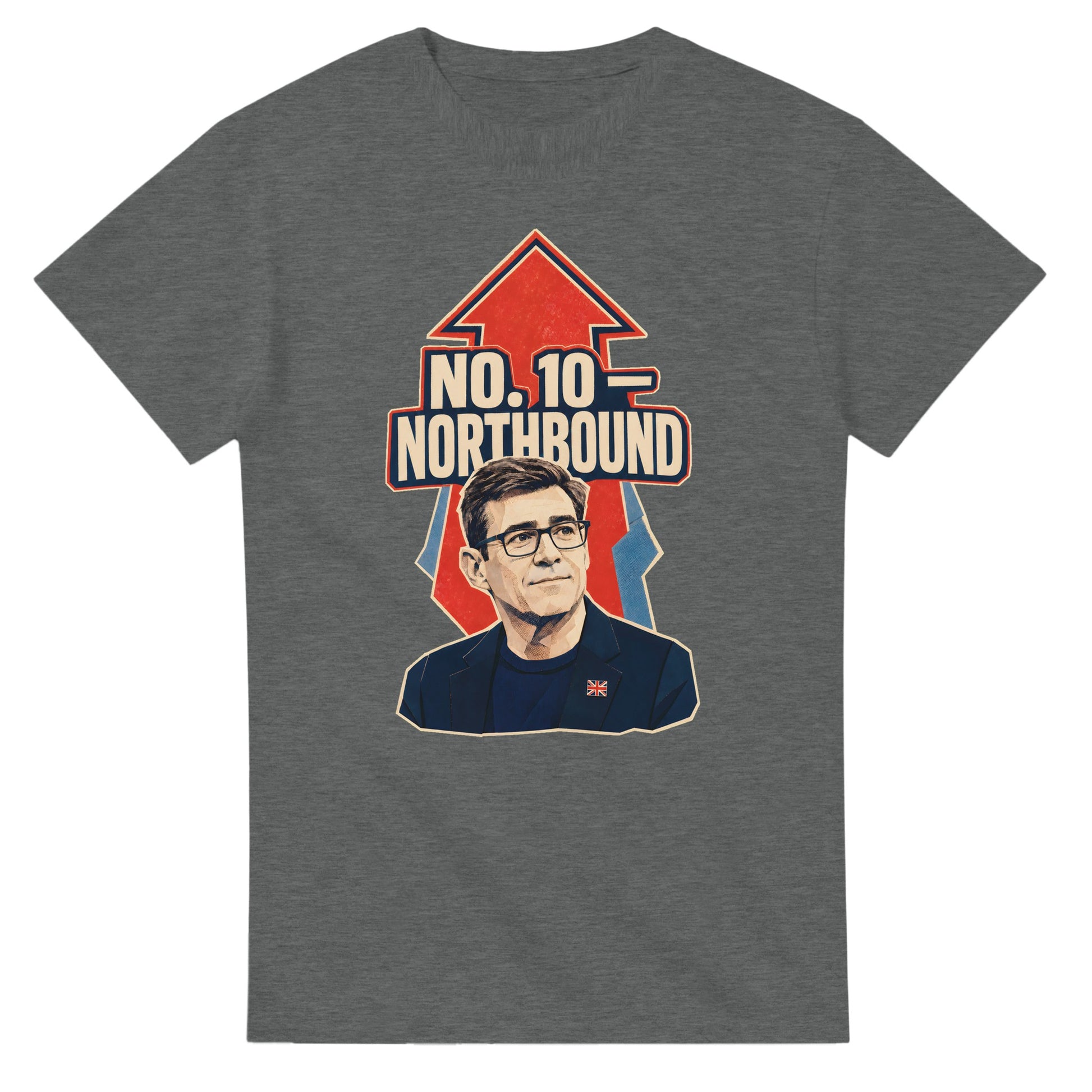 No. 10 — Northbound Andy Burnham Political Satire T-shirt — product view 3