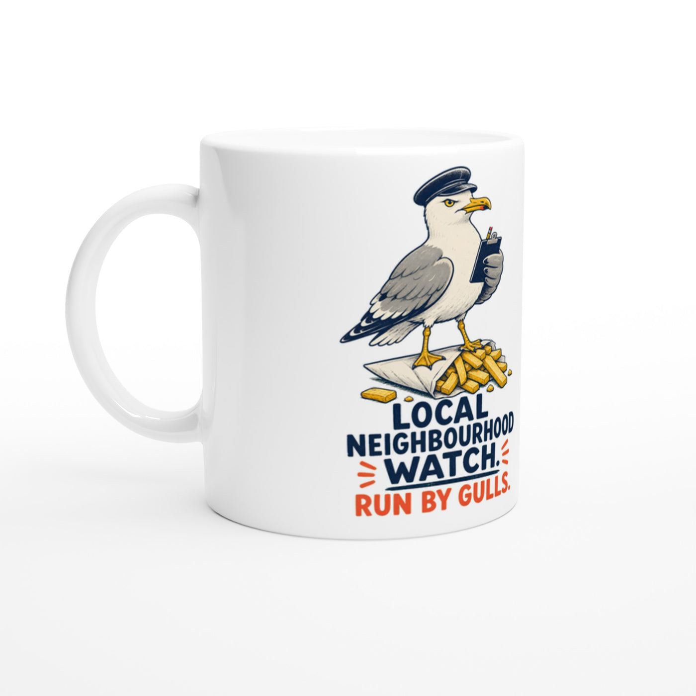 Local Neighbourhood Watch: Run by Gulls Mug