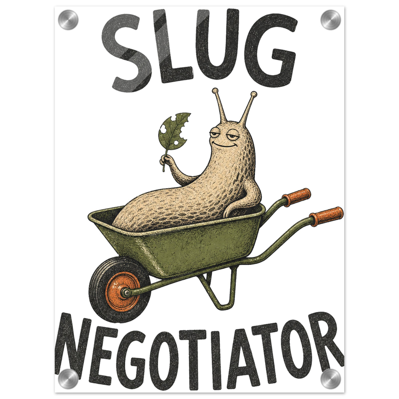 Slug Negotiator Garden Graphic Acrylic Print