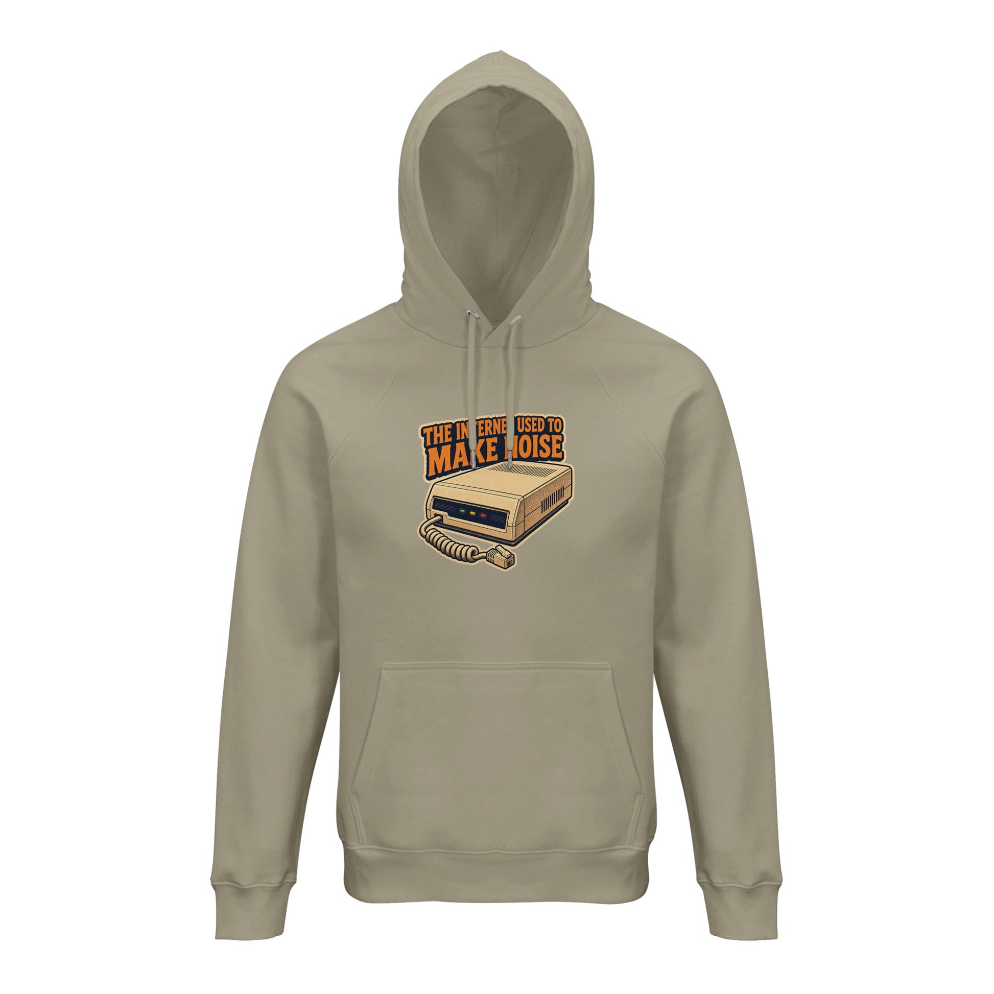 The Internet Used to Make Noise Retro Tech Graphic Hoodie — product view 3