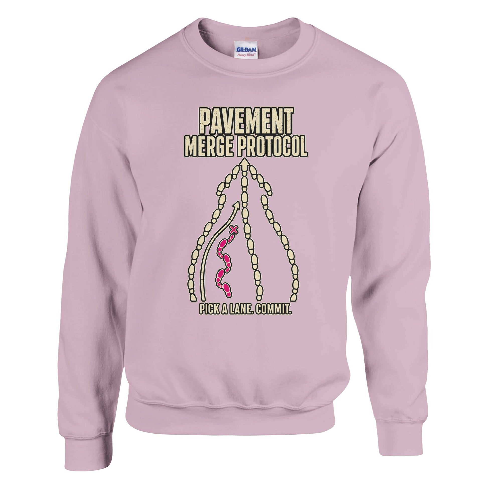 Pavement Merge Protocol — Pick a Lane Sweatshirt — product view 9