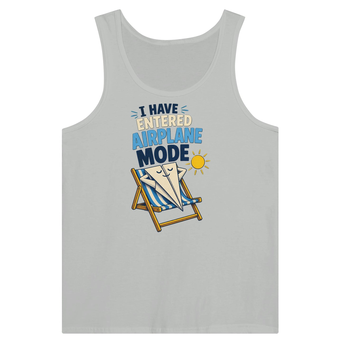I Have Entered Airplane Mode Graphic Premium Unisex Tank Top — product view 5