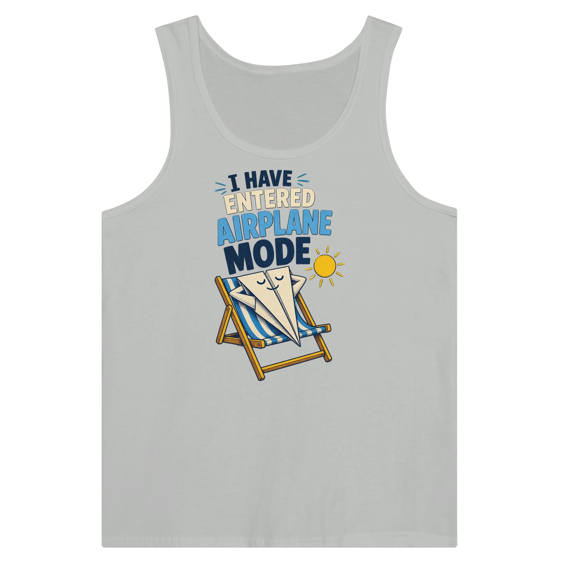 I Have Entered Airplane Mode Graphic Premium Unisex Tank Top — product view 5