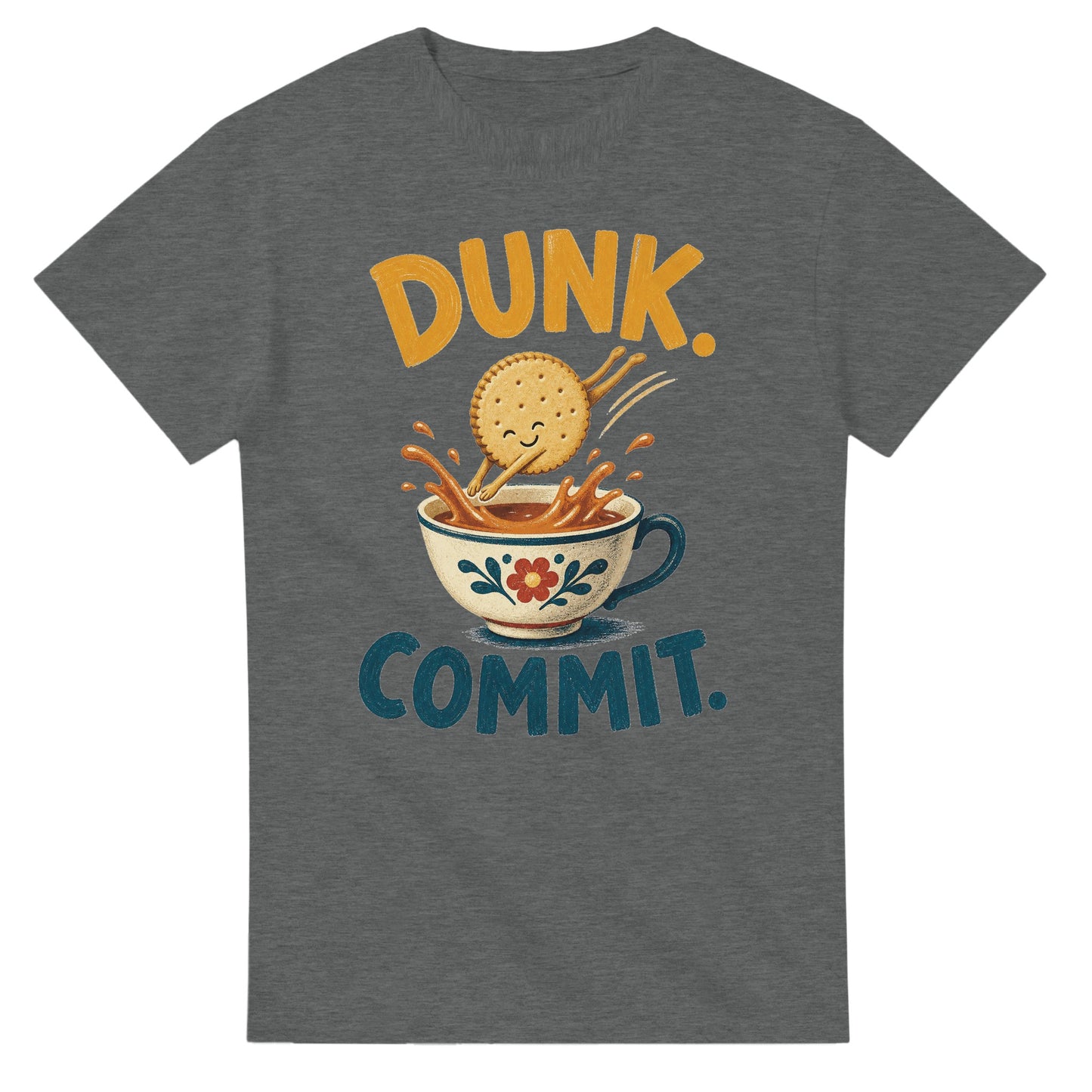 Dunk. Commit. Tea Biscuit Graphic T-shirt — product view 3
