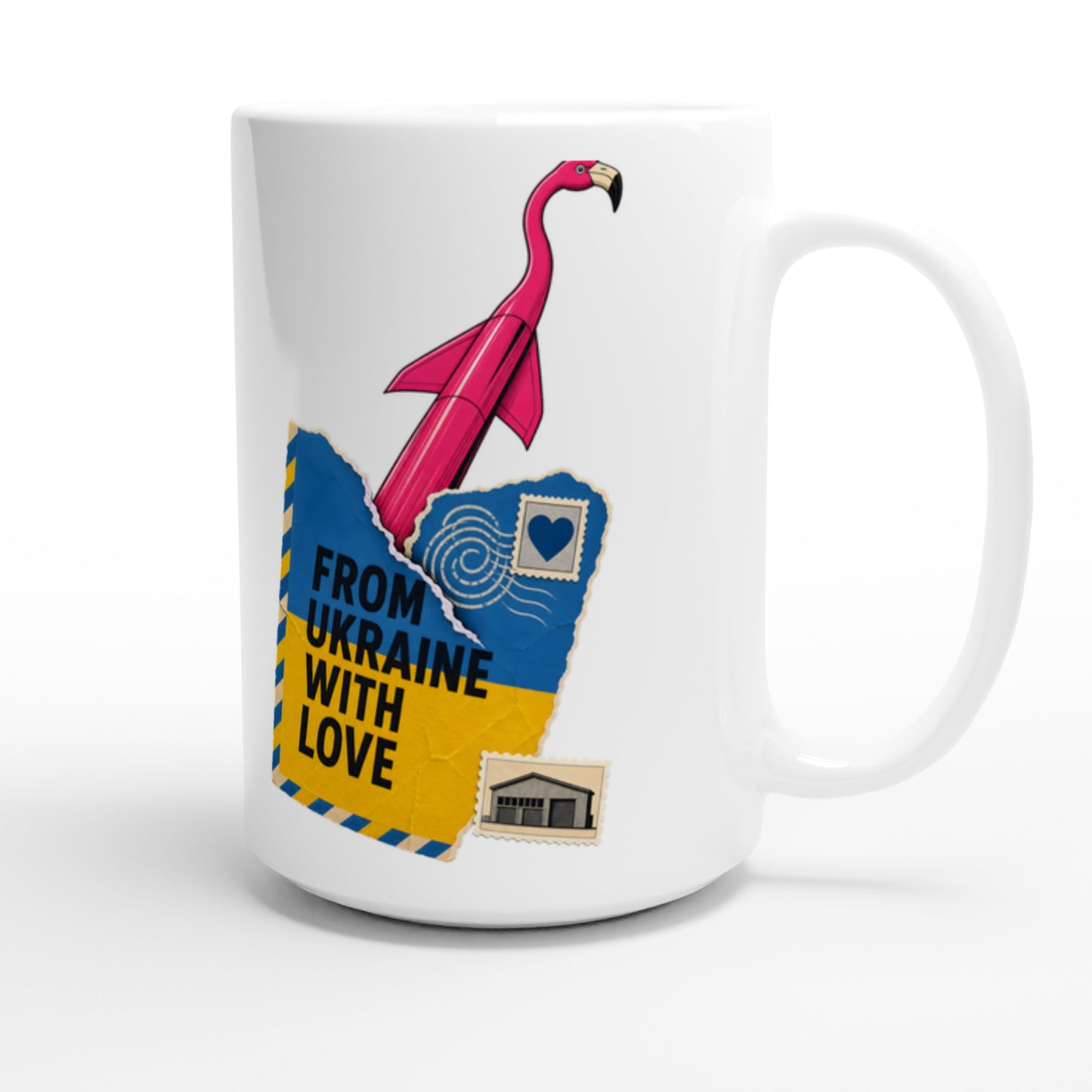 From Ukraine With Love Large Mug — product view 3