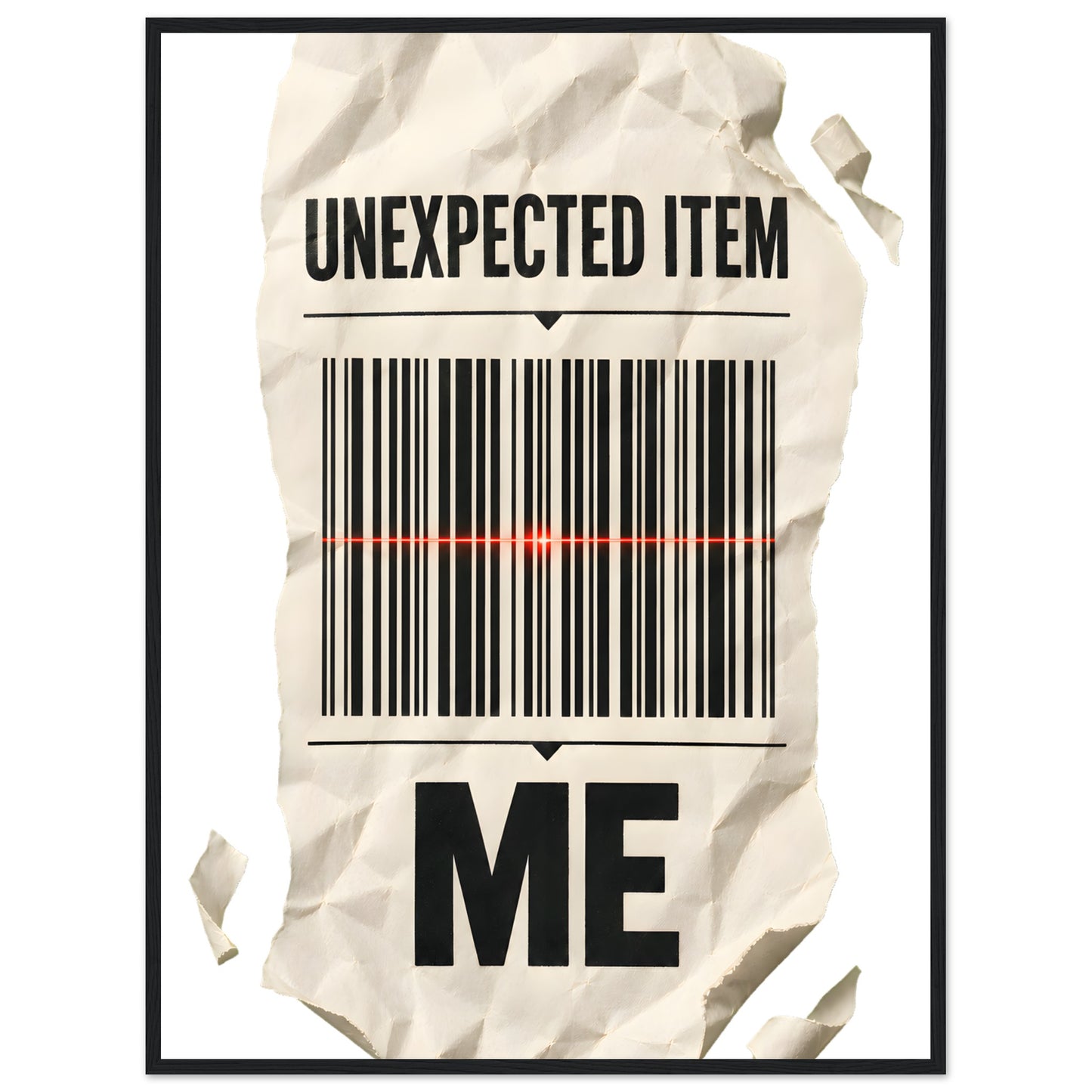 Unexpected Item: Me Framed Wall Art — product view 8