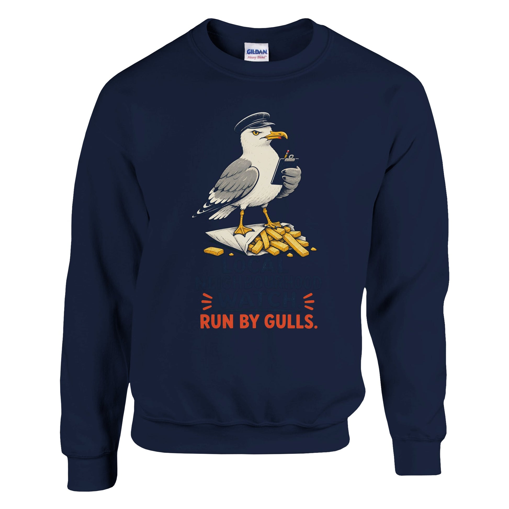 Local Neighbourhood Watch: Run by Gulls Sweatshirt — product view 13