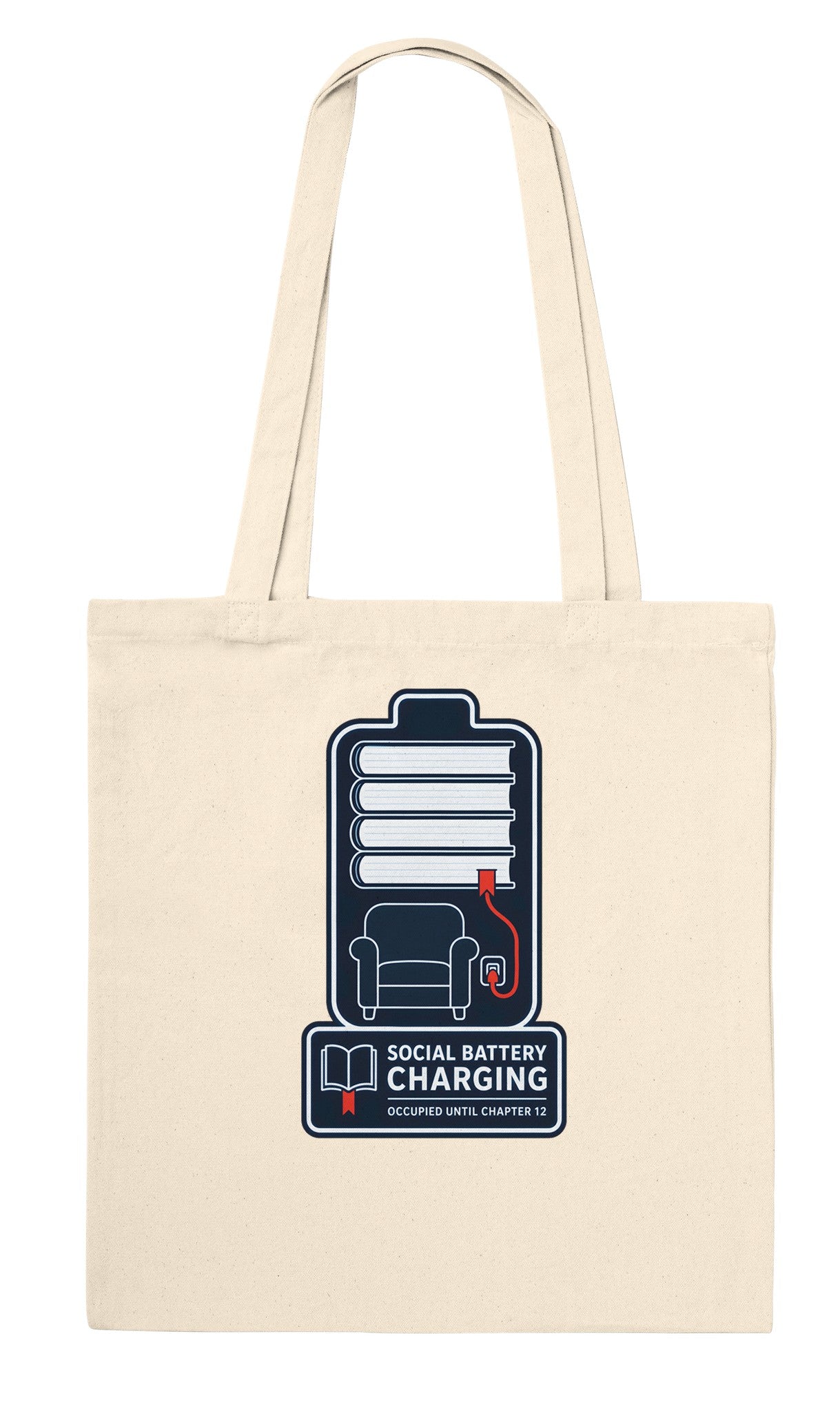 Social Battery Charging Tote Bag — product view 6