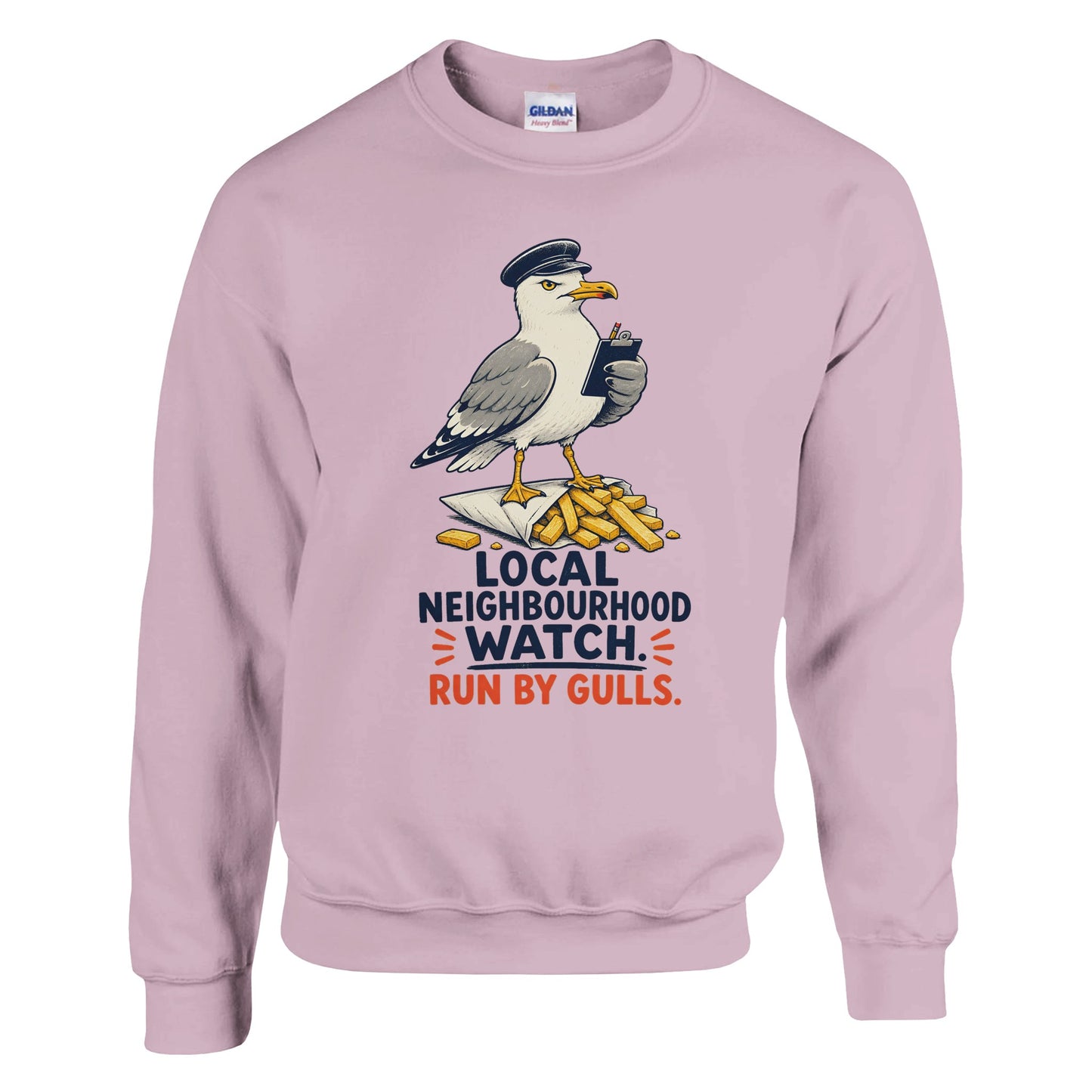 Local Neighbourhood Watch: Run by Gulls Sweatshirt — product view 9