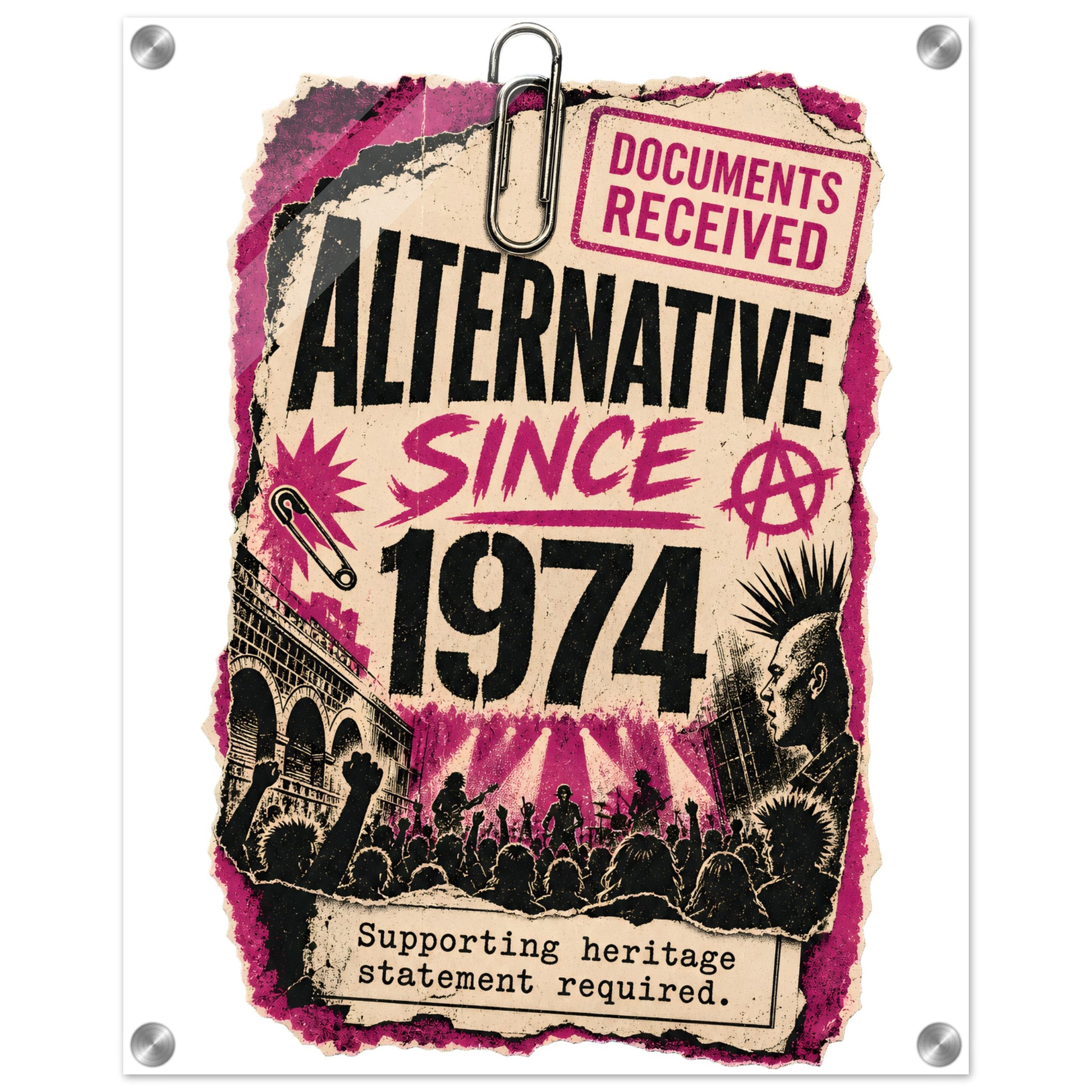 Camden Alternative Since 1974 — Illustrated Acrylic Print — product view 2