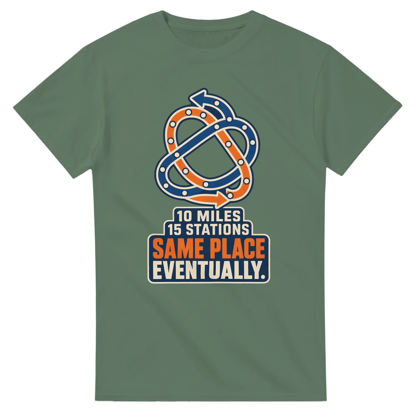 Glasgow Same Place Eventually T-shirt — product view 13