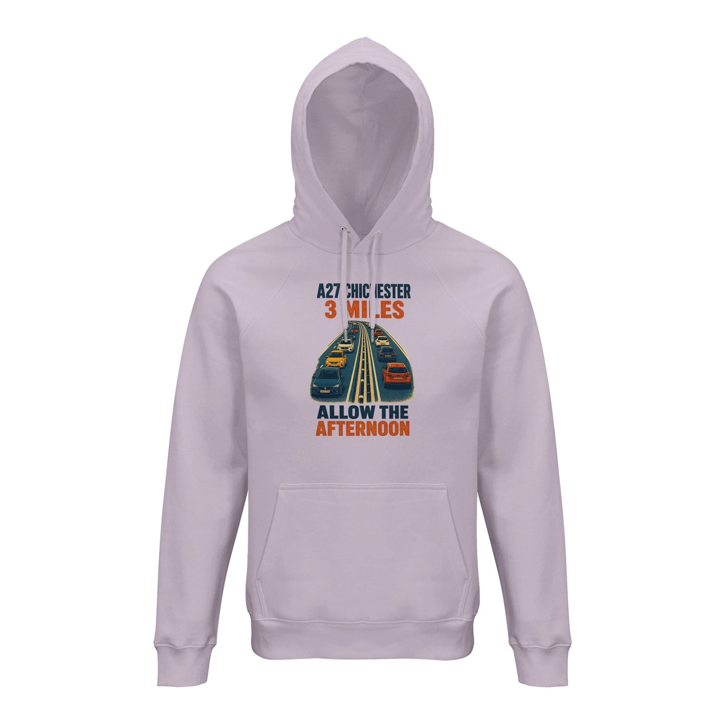 A27 Chichester – 3 Miles, Allow the Afternoon Hoodie — product view 11