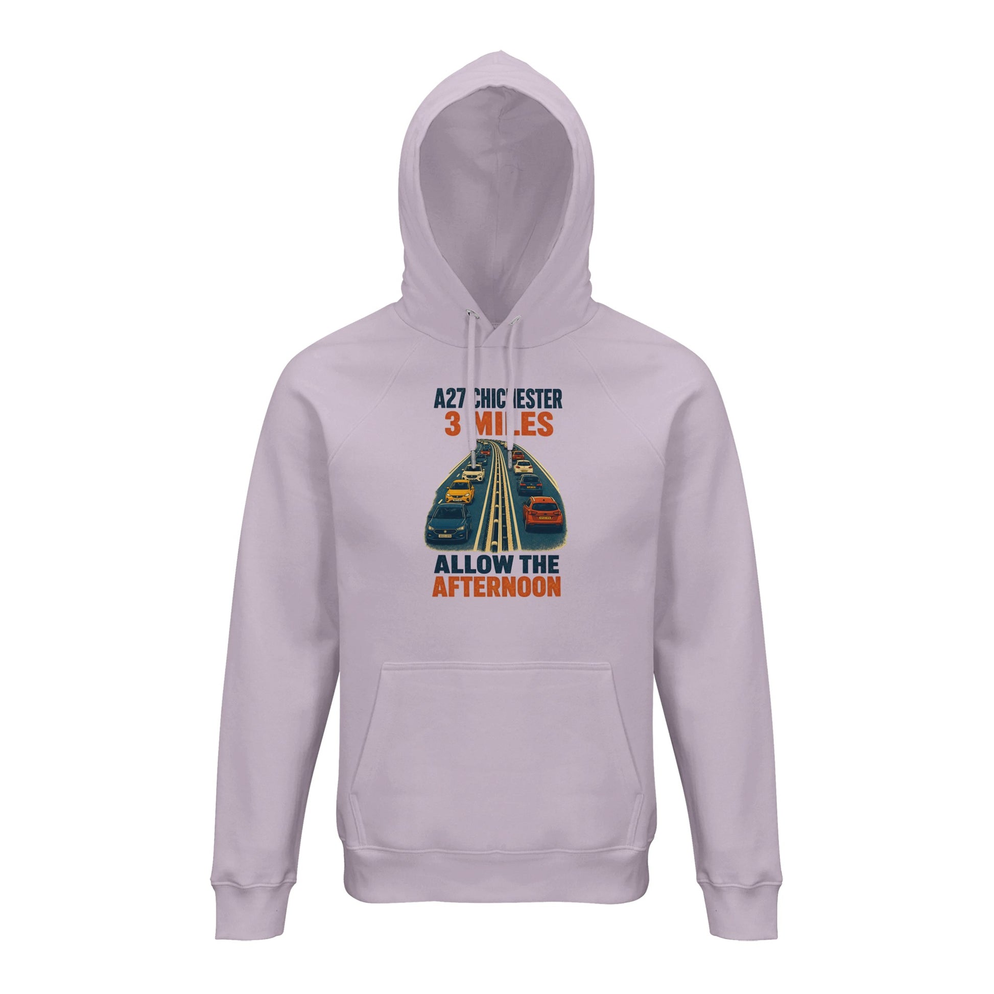 A27 Chichester – 3 Miles, Allow the Afternoon Hoodie — product view 11