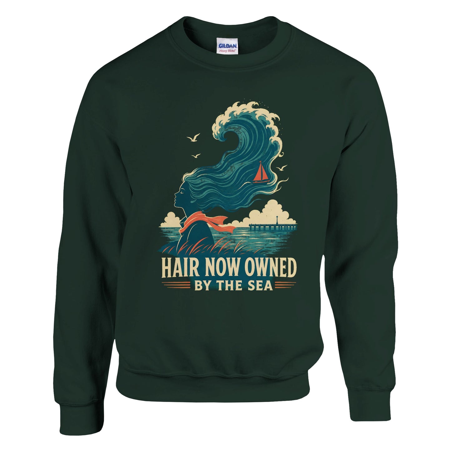 Hair Now Owned by the Sea Sweatshirt — product view 4