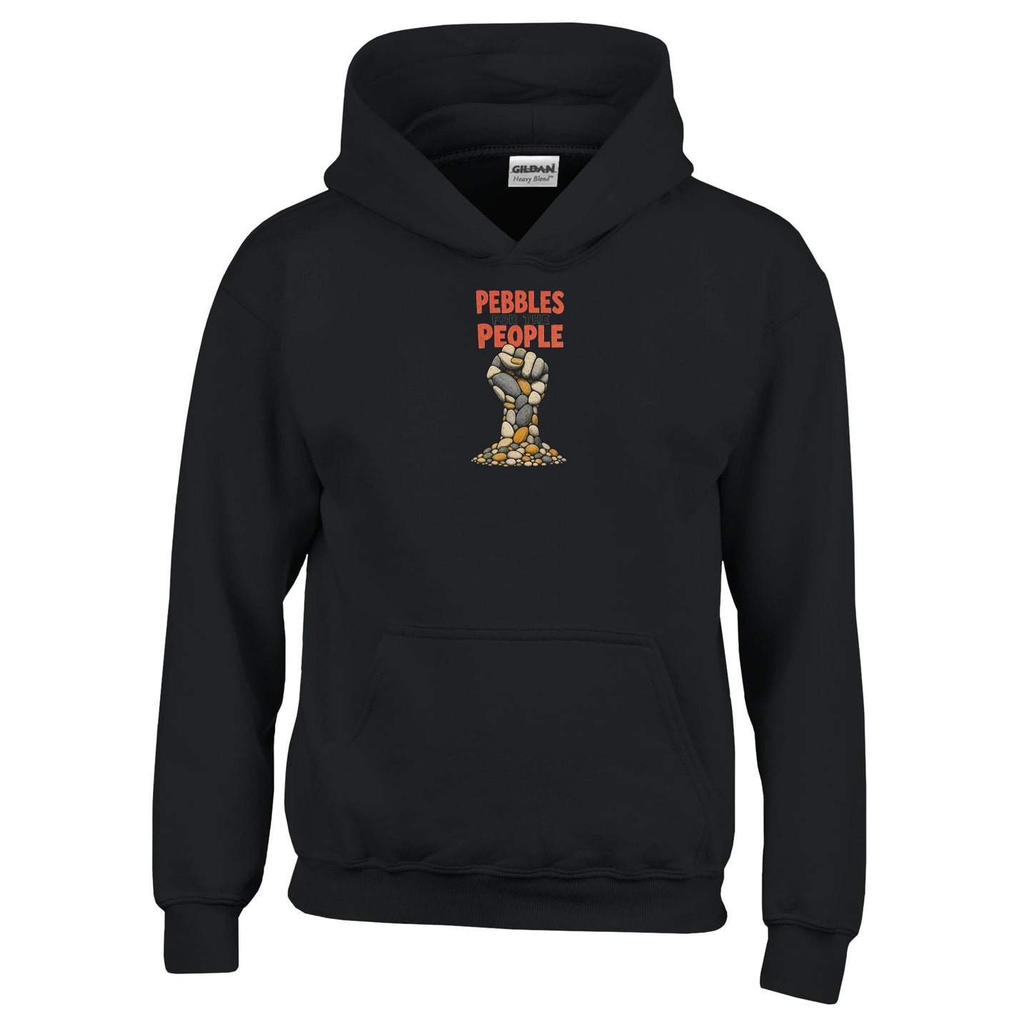 Pebbles for the People Graphic Kids' Hoodie — product view 3