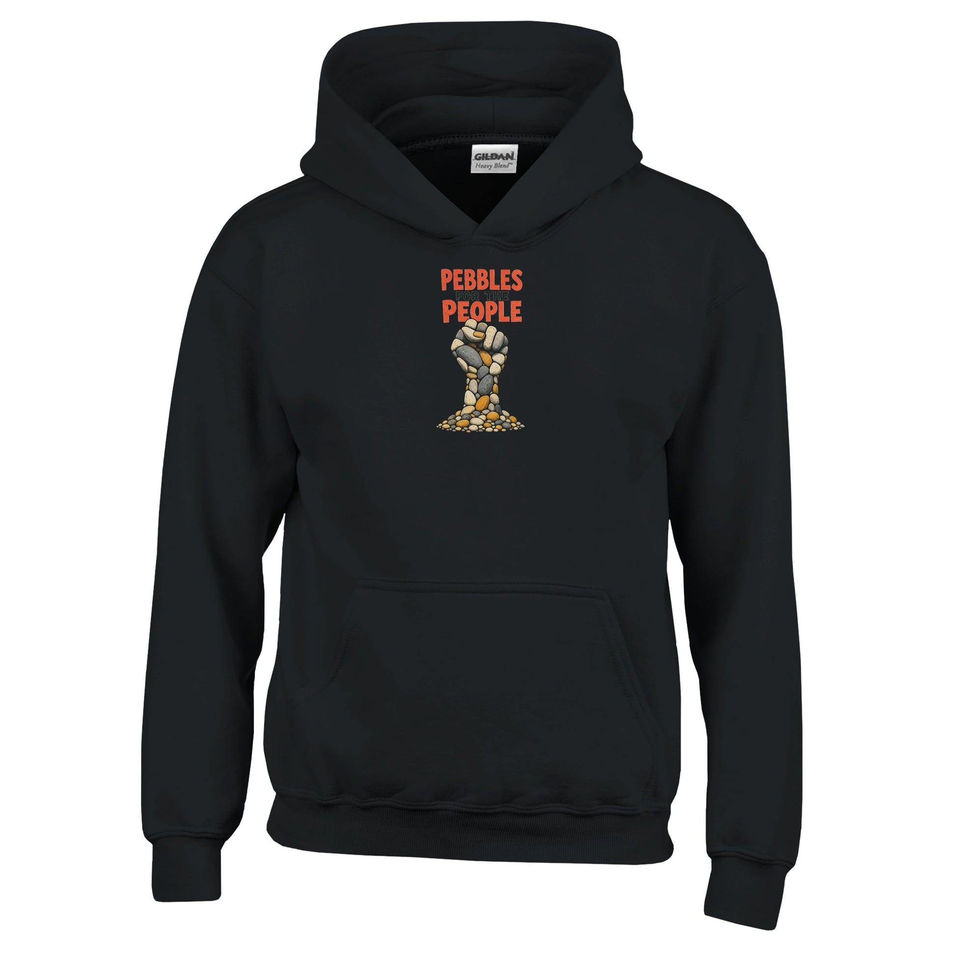 Pebbles for the People Graphic Kids' Hoodie — product view 3