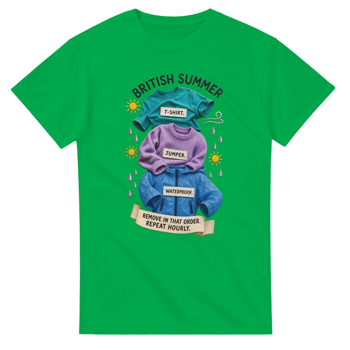 British Summer: Repeat Layers Hourly T-shirt — product view 11