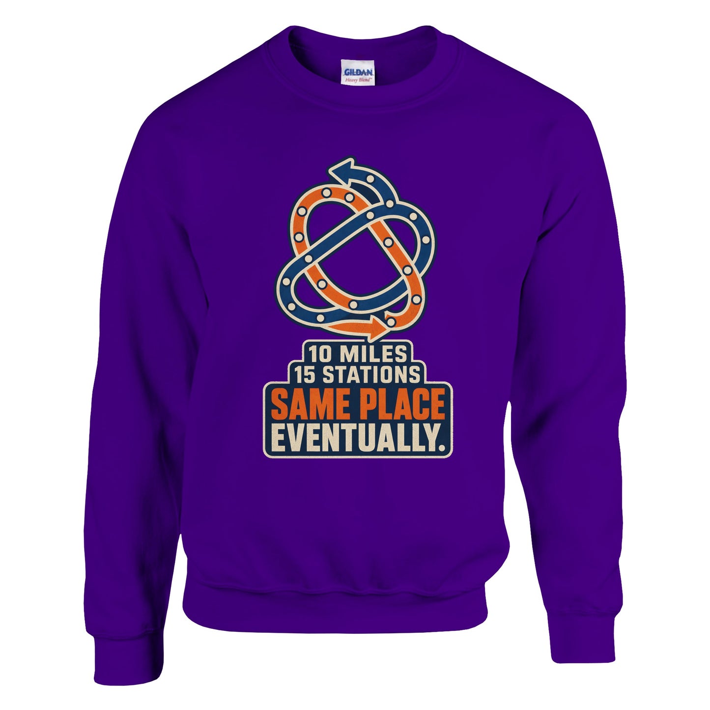 Glasgow Same Place Eventually Sweatshirt — product view 6