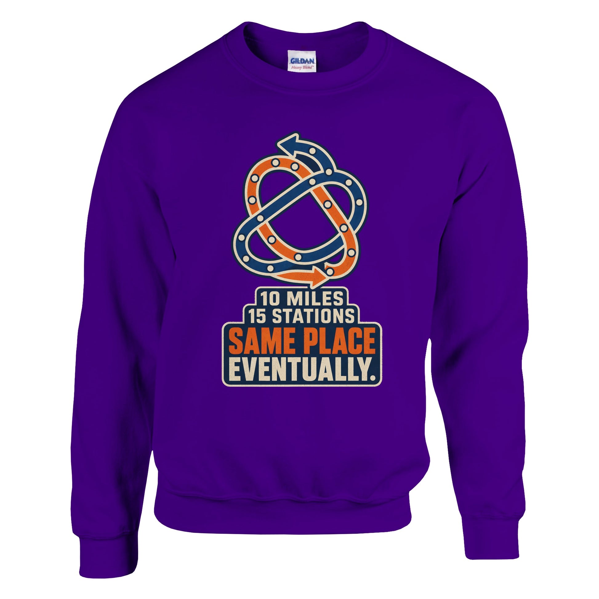 Glasgow Same Place Eventually Sweatshirt — product view 6