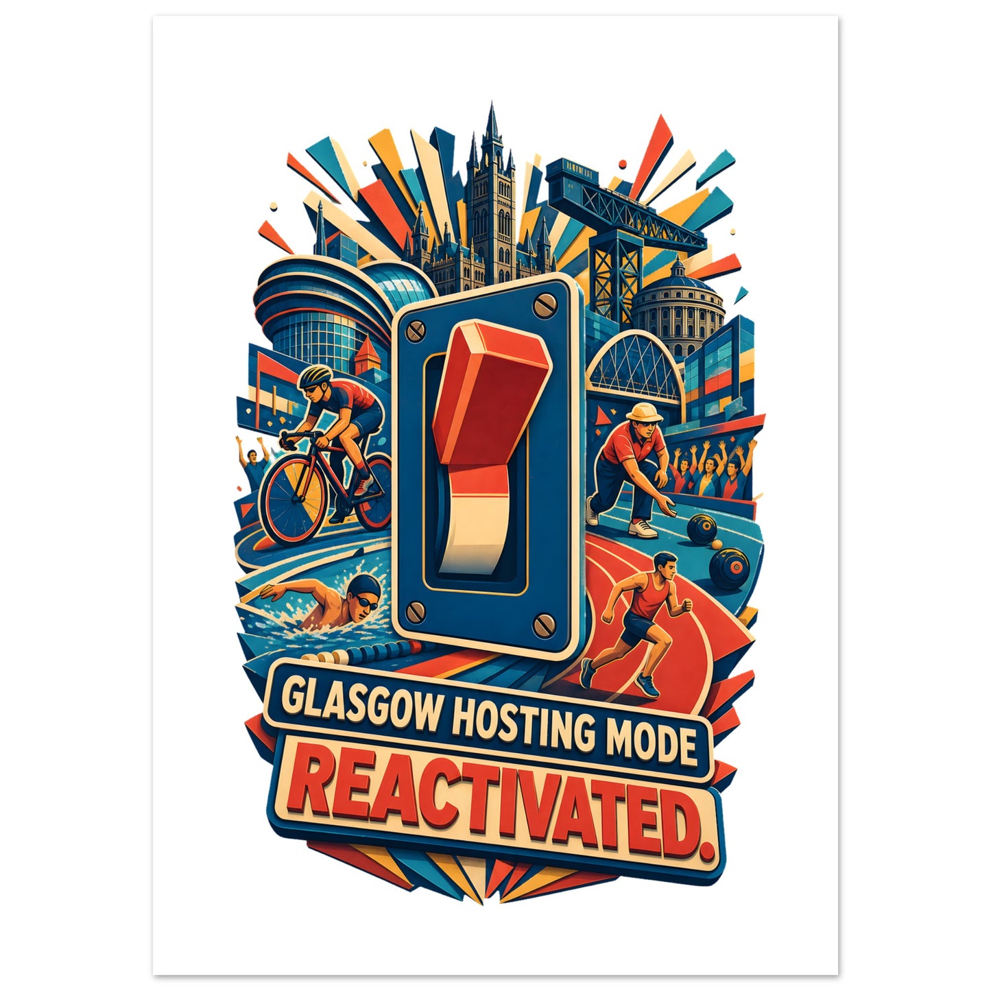 Glasgow Hosting Mode — Reactivated Poster — product view 4