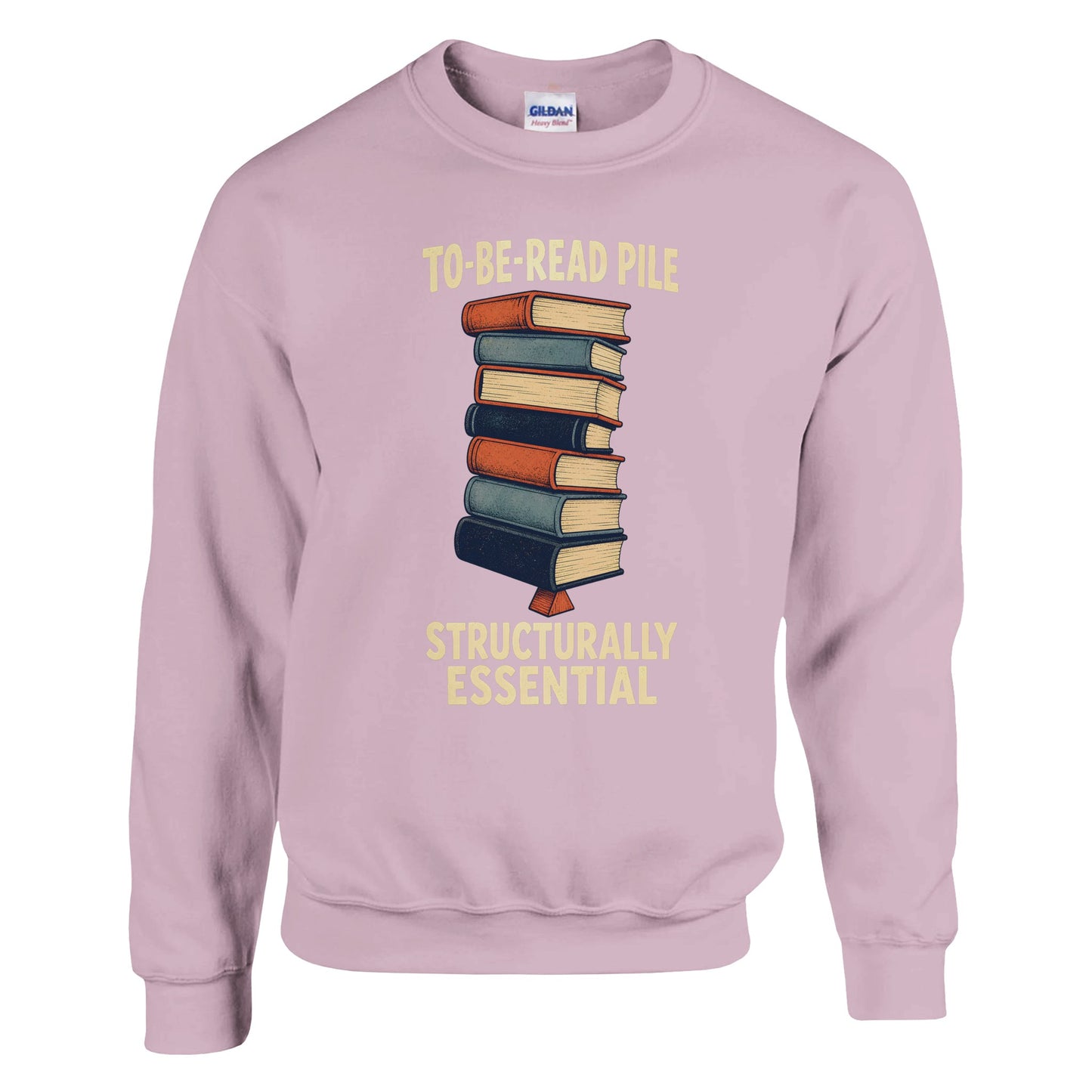 To-Be-Read Pile: Structurally Essential Book Graphic Sweatshirt — product view 9