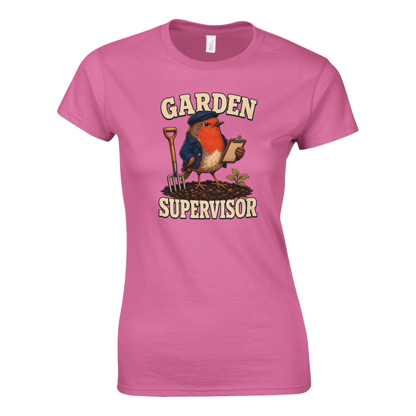 Garden Supervisor Robin Women's T-shirt — product view 7