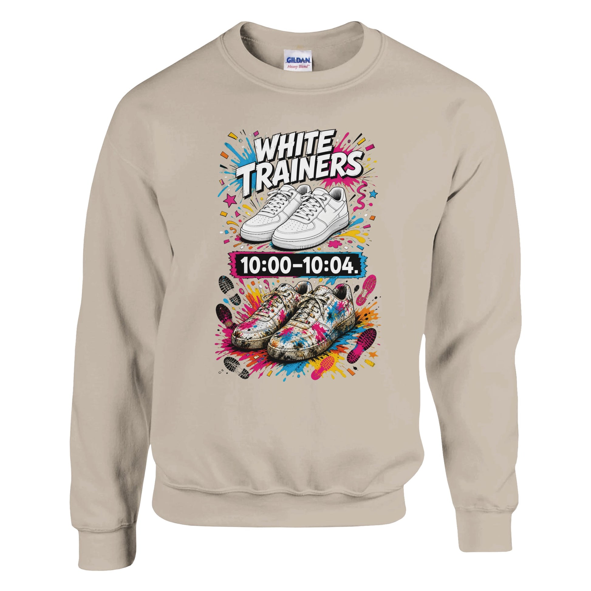 White Trainers: 10:00–10:04 Sweatshirt — product view 2