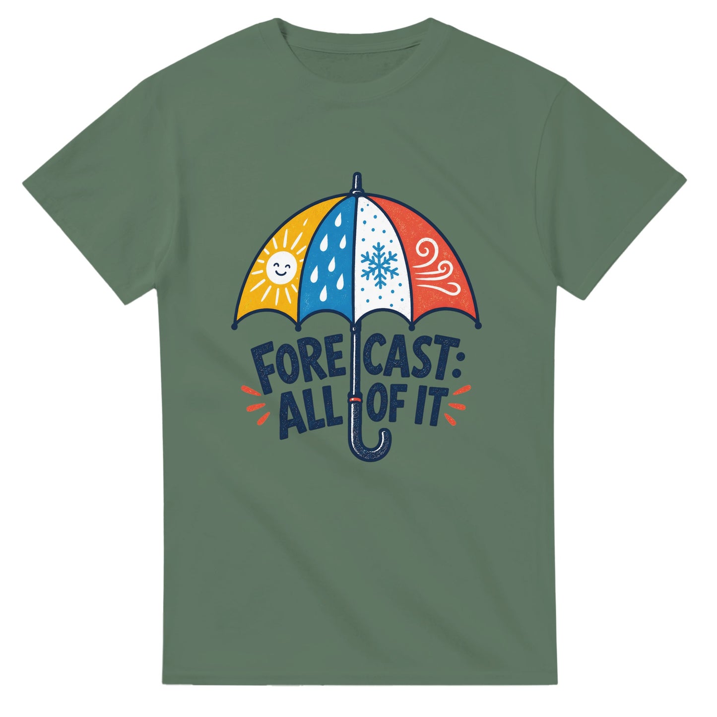 Forecast: All of It British Weather Graphic T-shirt — product view 13